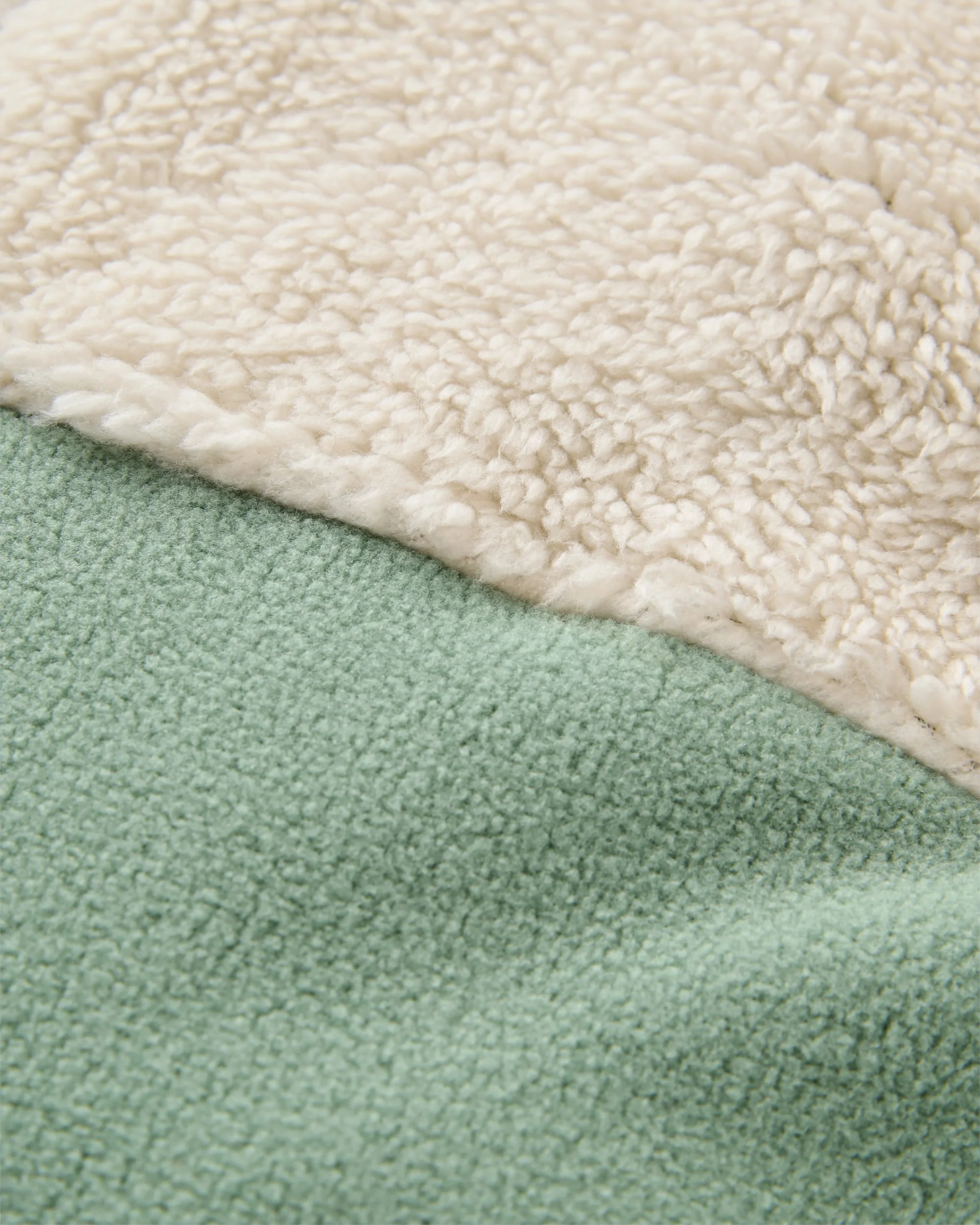 Nestling Polar-Lined Sherpa Fleece - Vintage White - Image 4