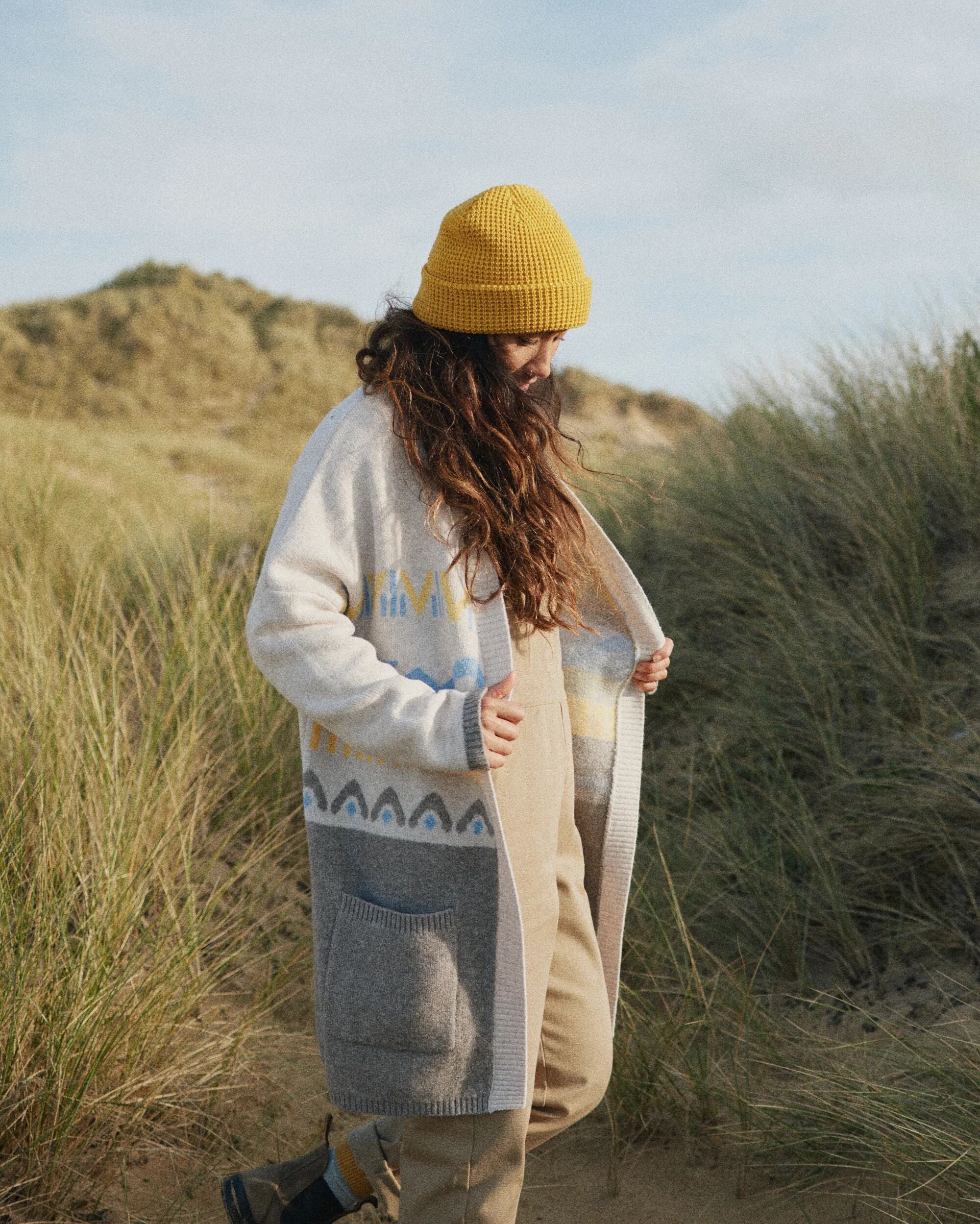 Nettle Knitted Cardigan - Birch