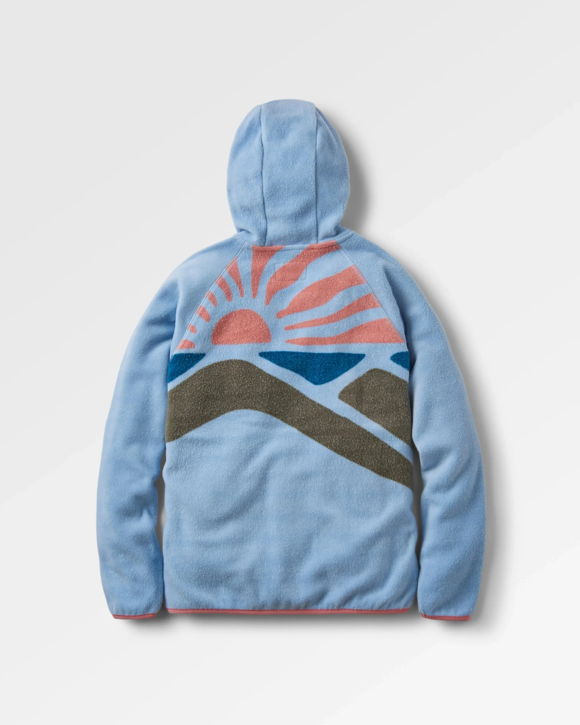 North Coast Vista Full Zip Sherpa Fleece - Blue Fog - Image 2