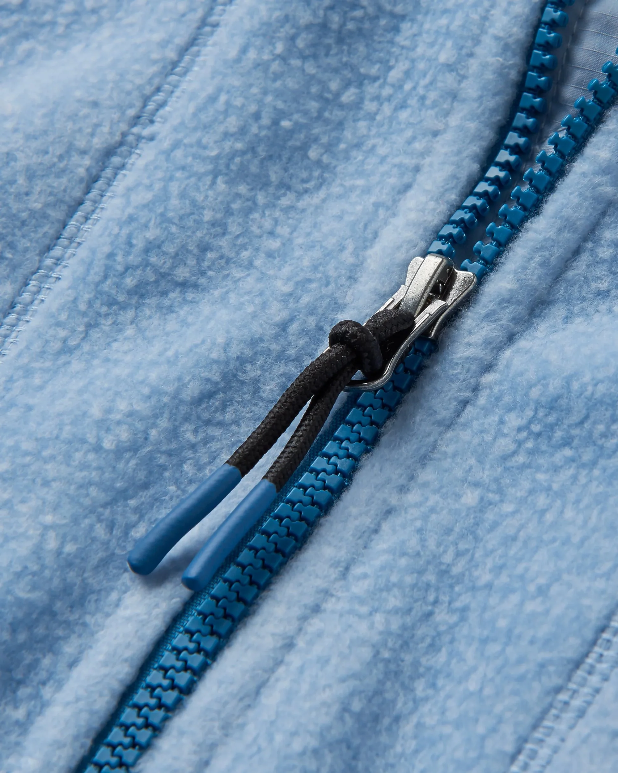 North Coast Vista Full Zip Sherpa Fleece - Blue Fog - Image 9