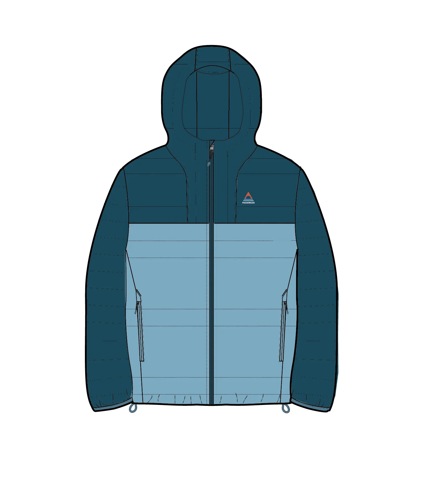 Northstar Down Jacket - Retro Blue/Tidal Blue - Image 10