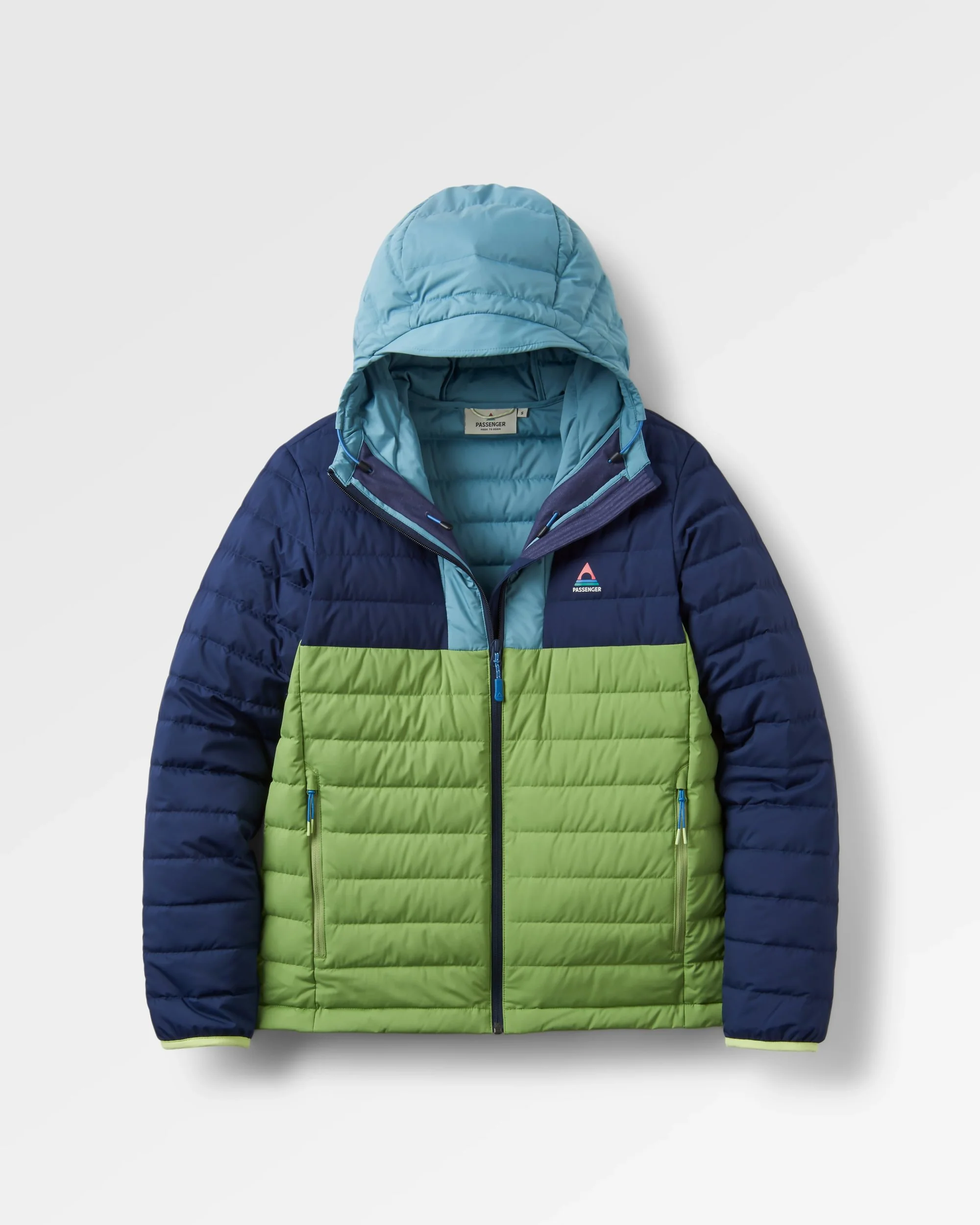 Northstar Down Jacket - Rich Navy/Pear Green/Arctic - Image 2