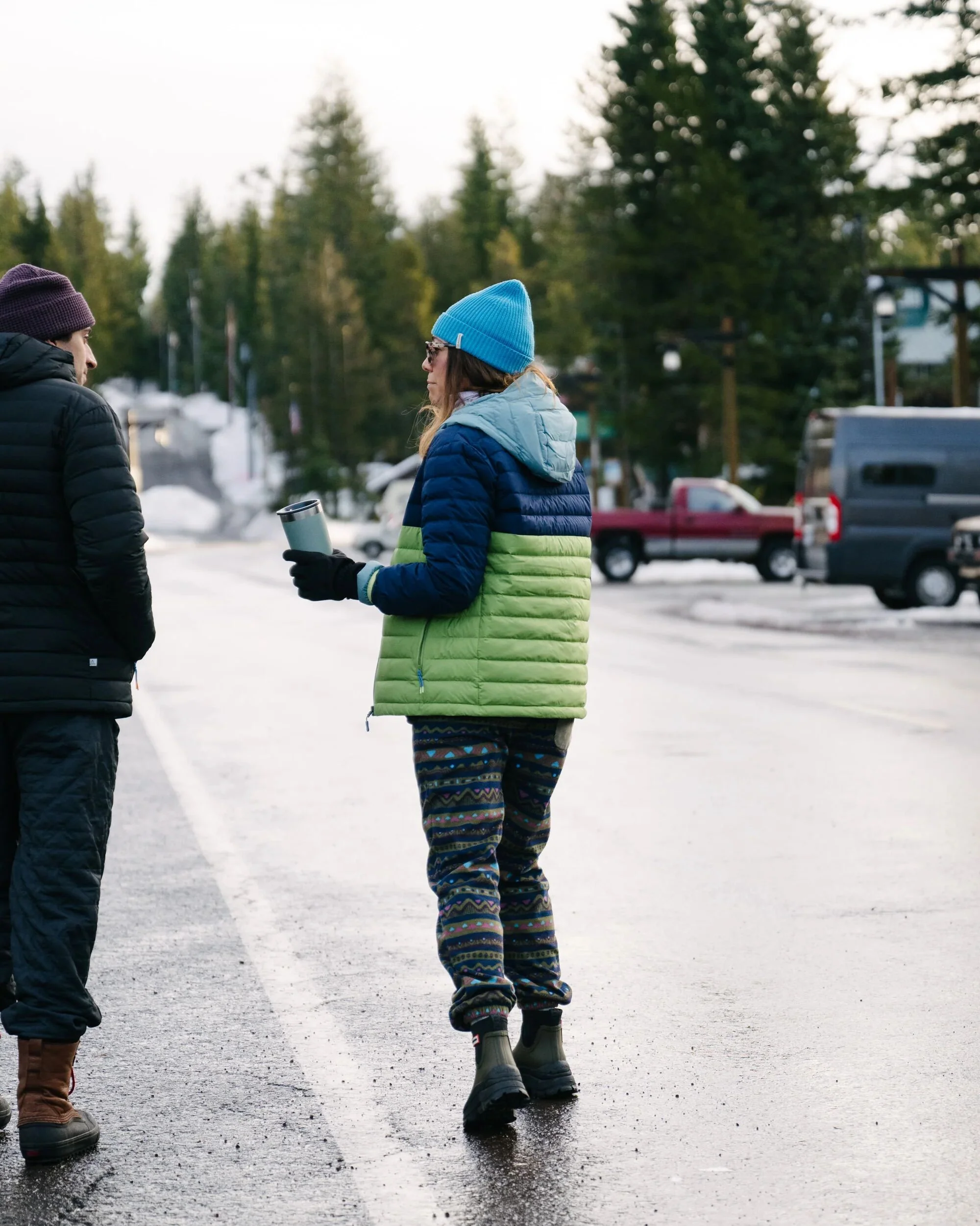 Northstar Down Jacket - Rich Navy/Pear Green/Arctic - Image 6