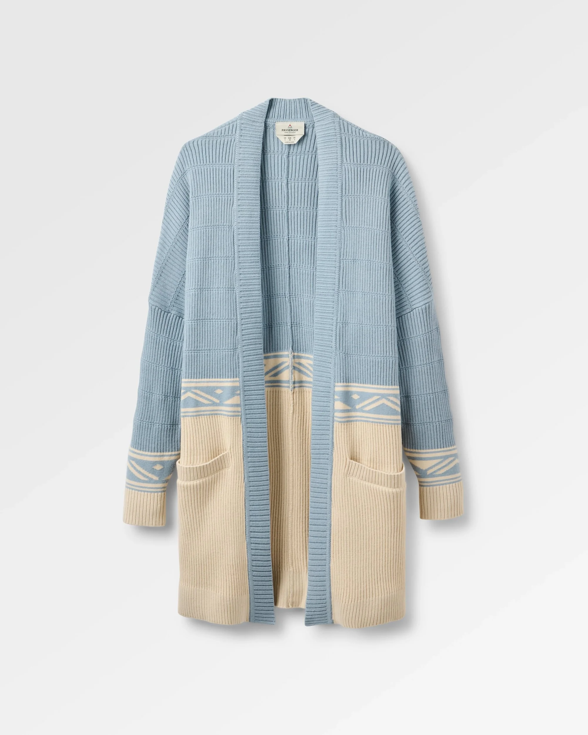 Nurture Organic Cotton Cardigan - Faded Denim