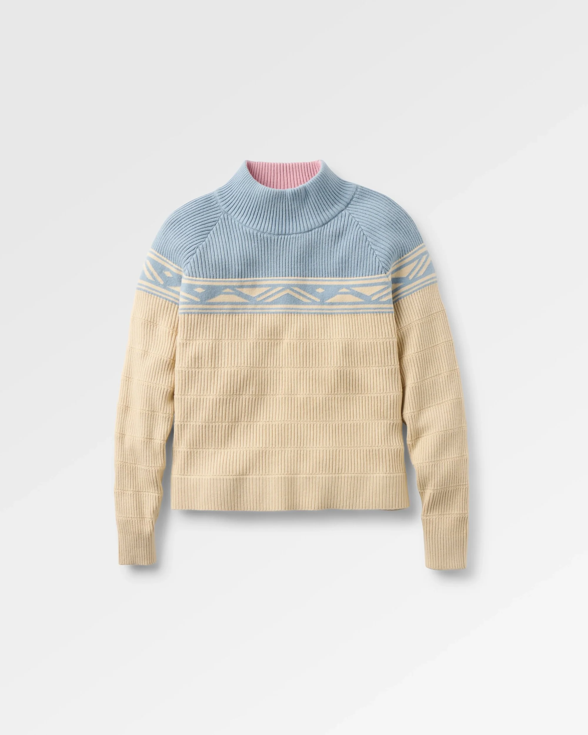 Nurture Organic Cotton Jumper - Faded Denim - Image 2