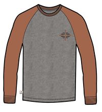Oar LS T-Shirt - Burnt Orange - Image 7