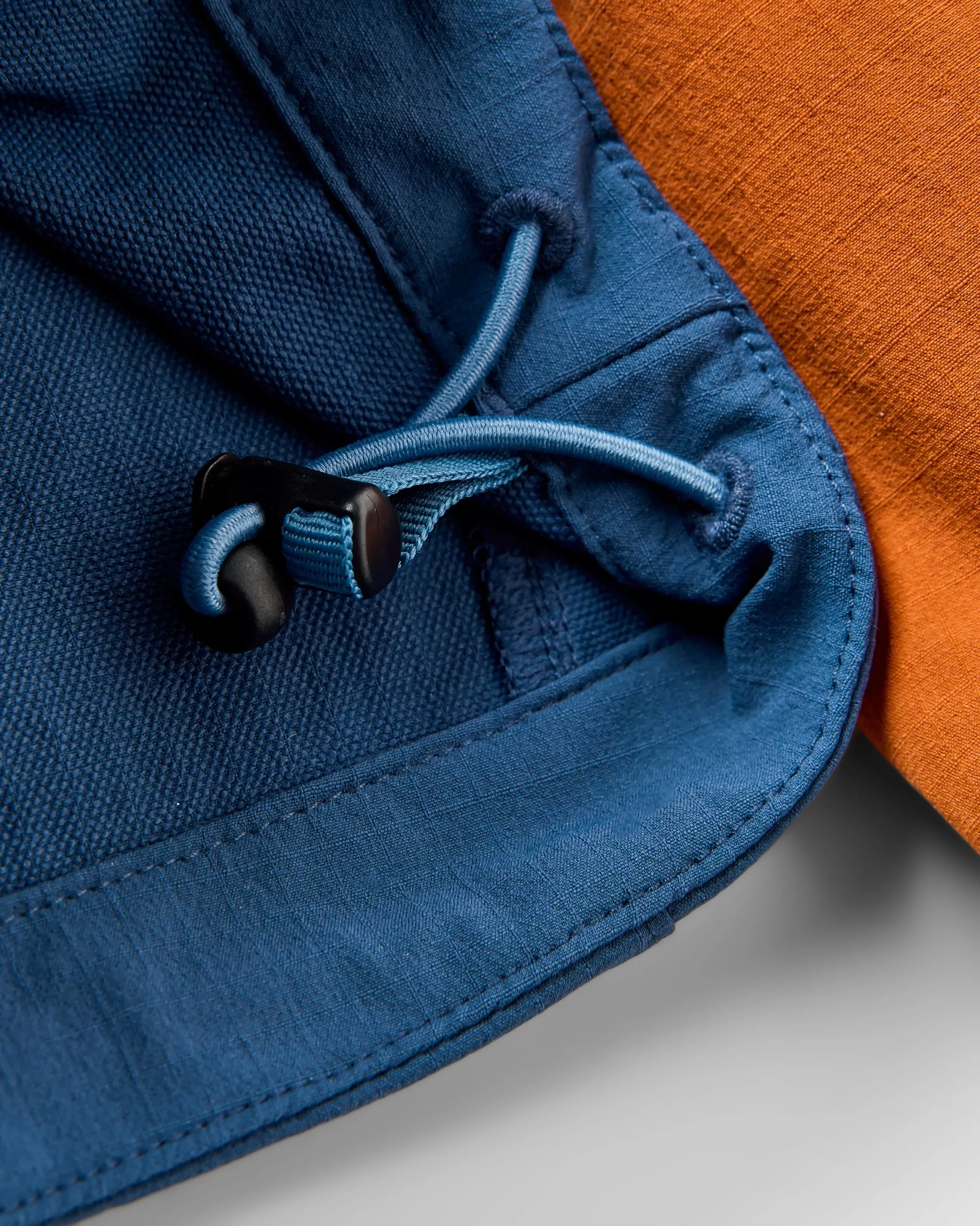 Ocean Light Softshell Anorak - Dark Denim/Sunset Orange - Image 8