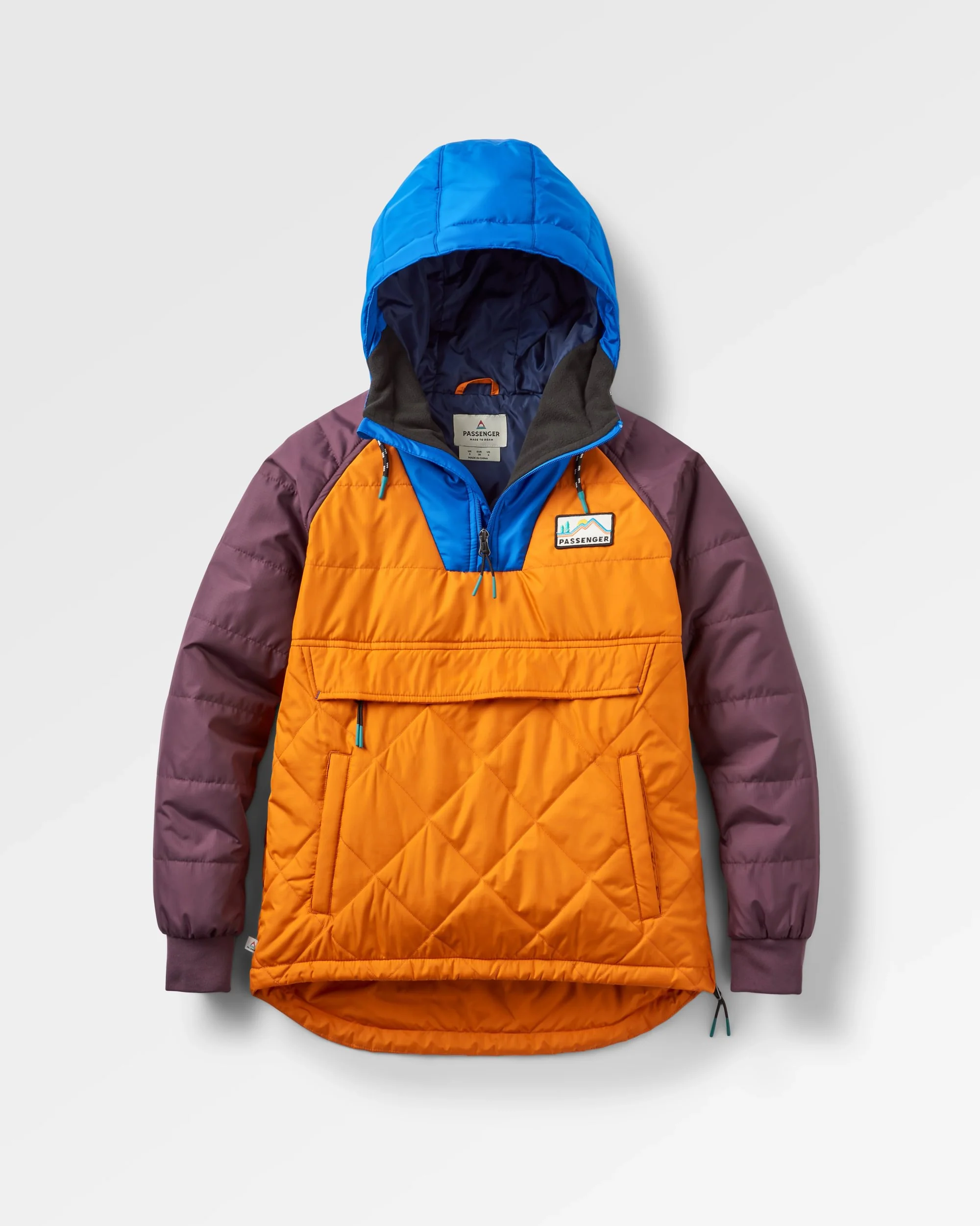 Ocean Insulated Anorak - Sunrise Orange