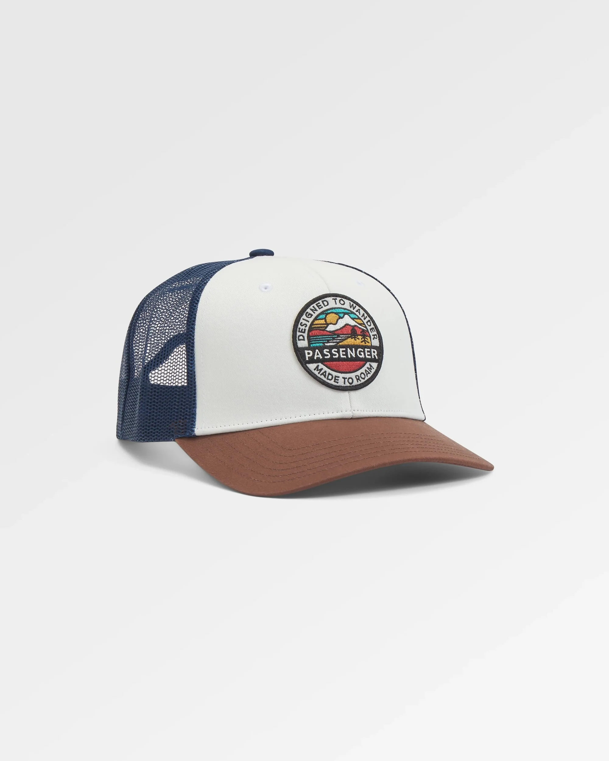 Odyssey Mesh Snapback Cap - Rich Navy/Rubber