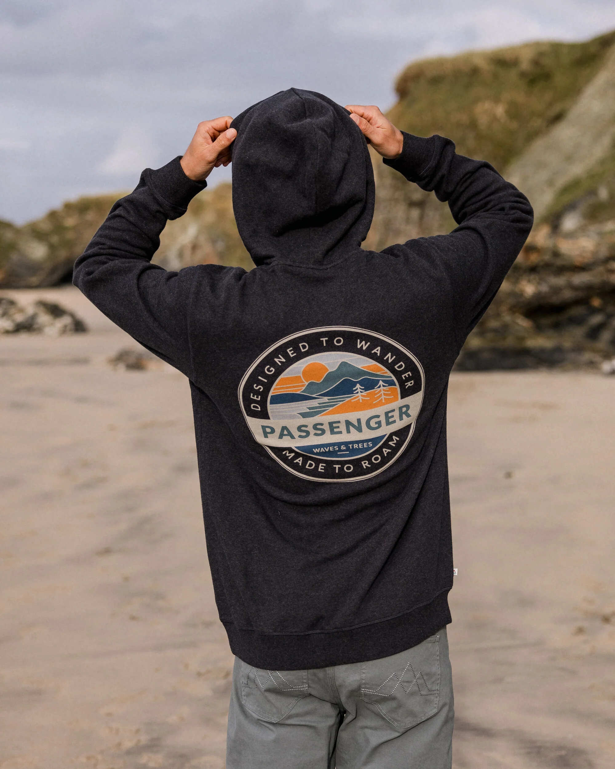 Odyssey Hoodie - Ebony Marl