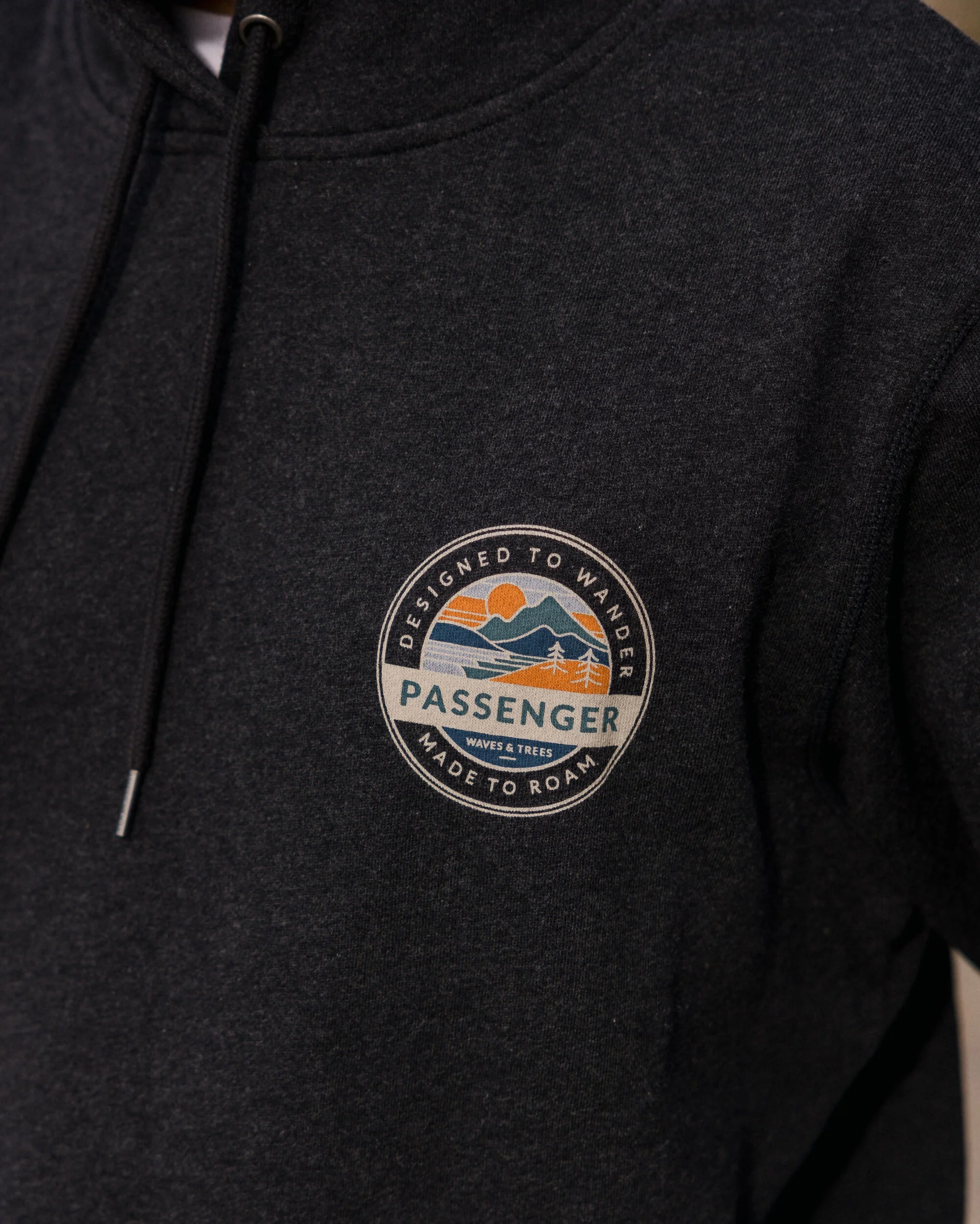 Odyssey Hoodie - Ebony Marl - Image 3