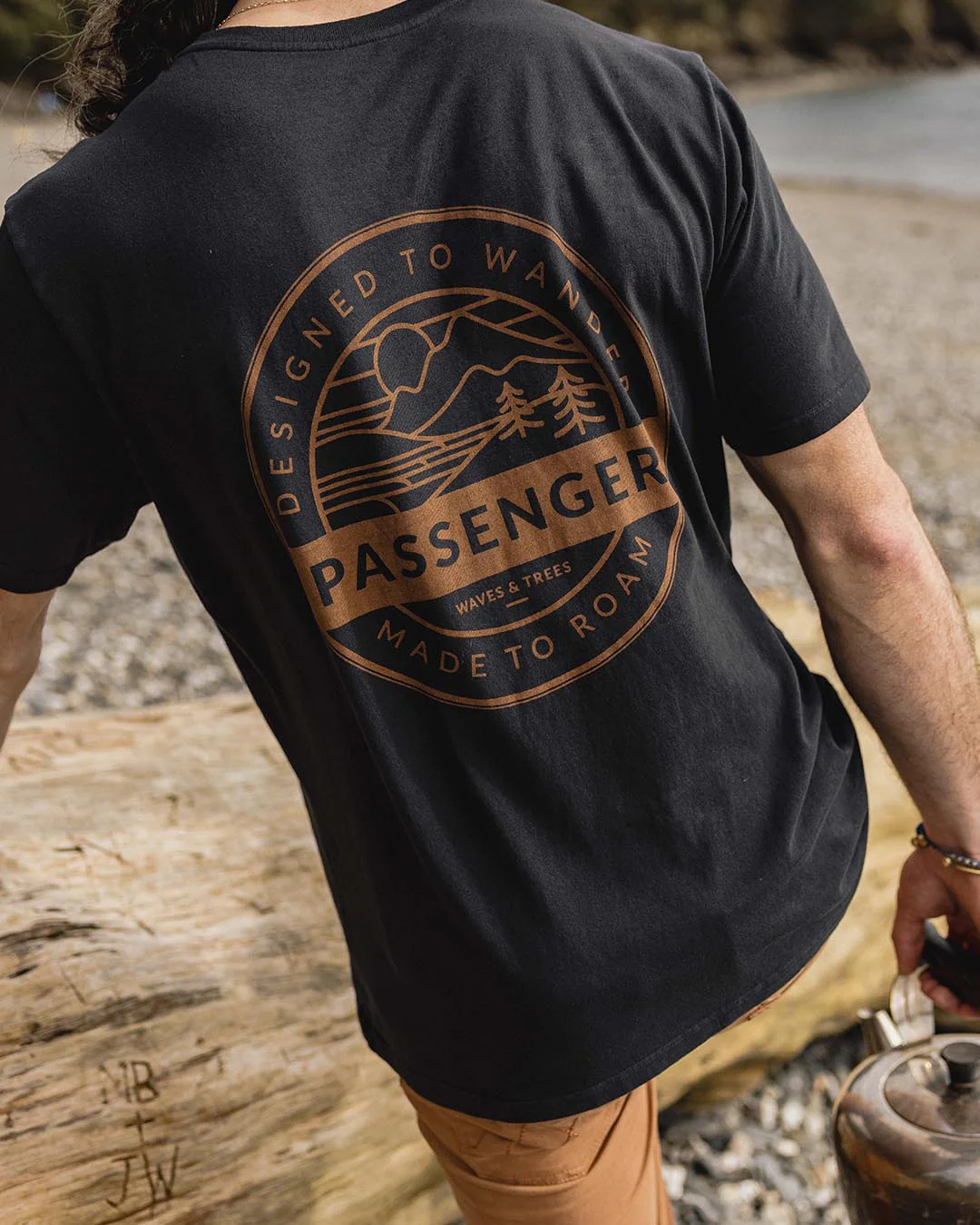 Odyssey Organic Cotton T-Shirt - Black - Image 6
