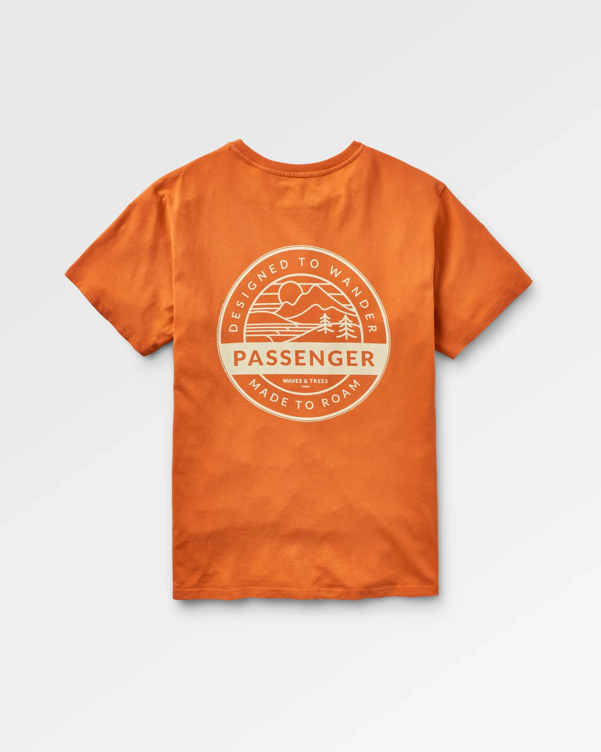 Odyssey Organic Cotton T-Shirt - Burnt Orange