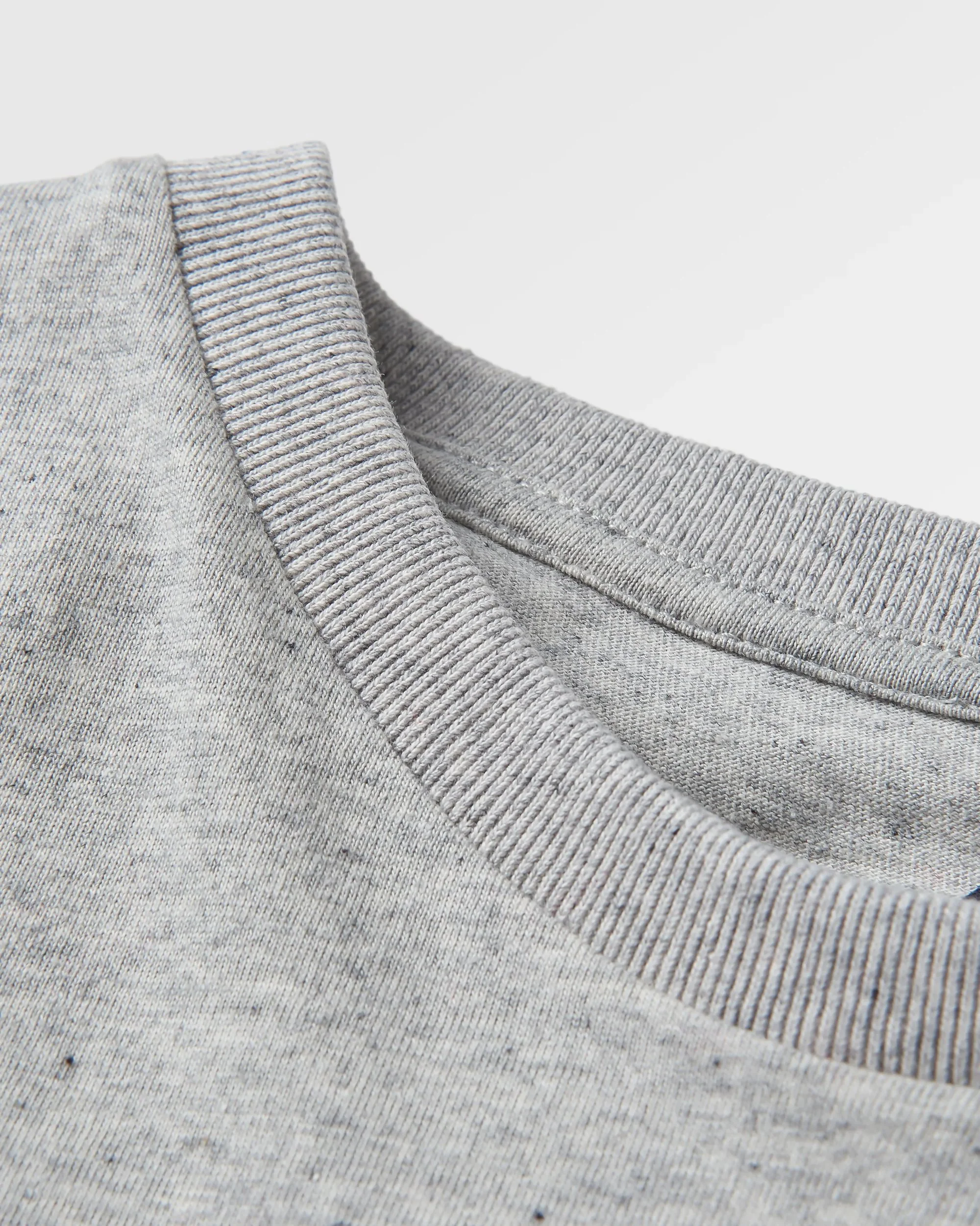 Odyssey Organic Cotton T-Shirt - Grey Marl - Image 9
