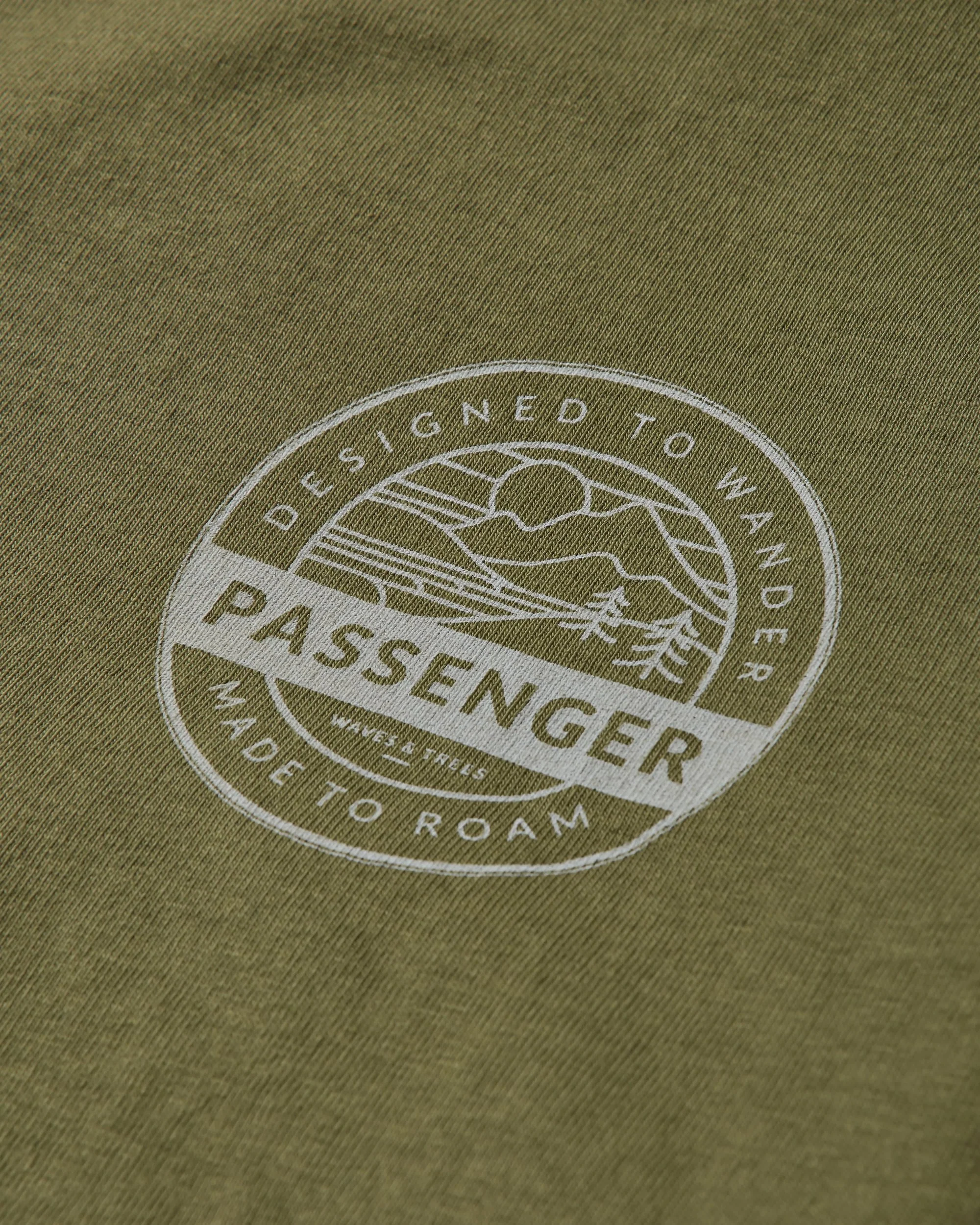 Odyssey Organic Cotton T-Shirt - Khaki - Image 3