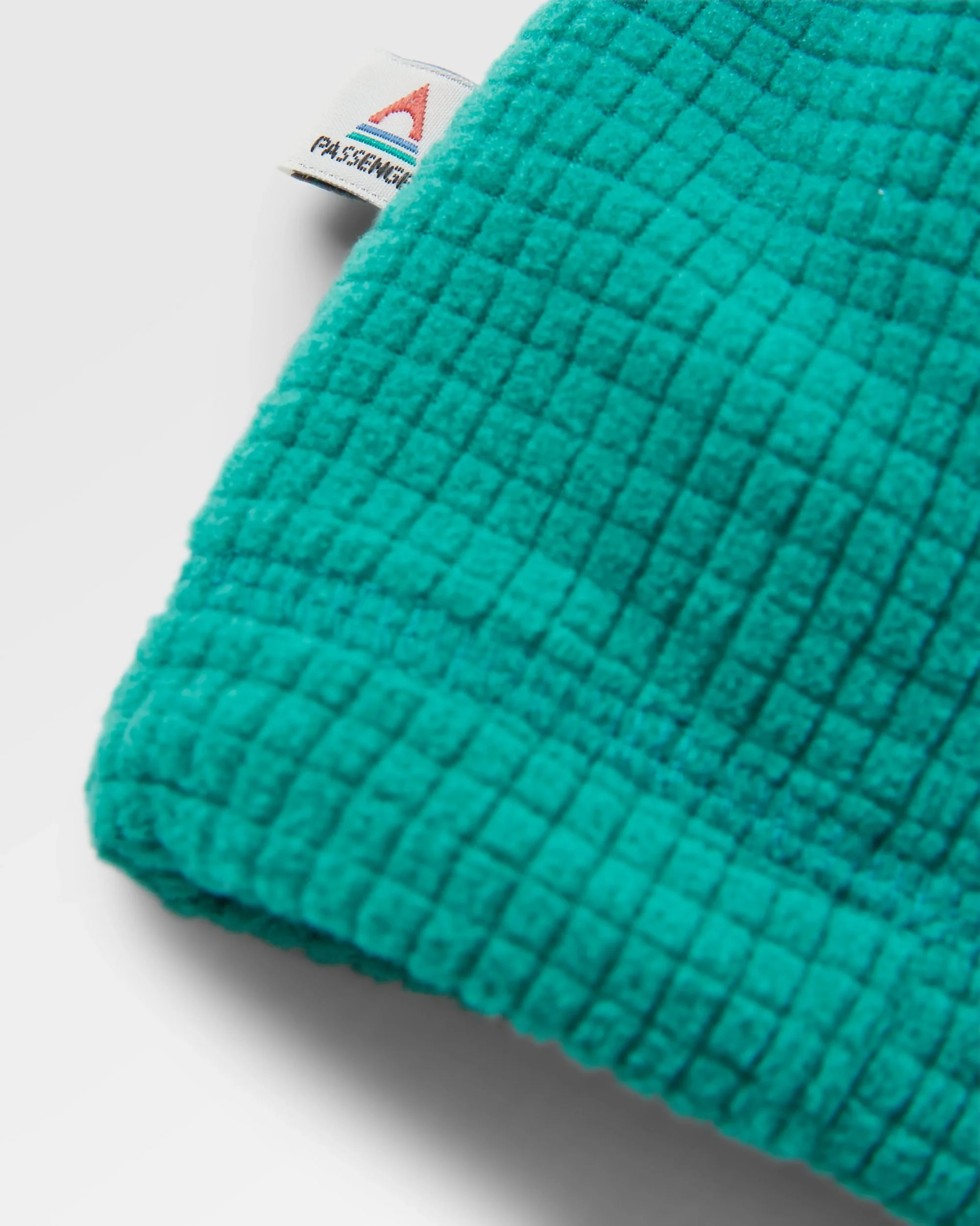 Off Trail Grid Polar Fleece - Rich Navy/Green Lake - Image 10