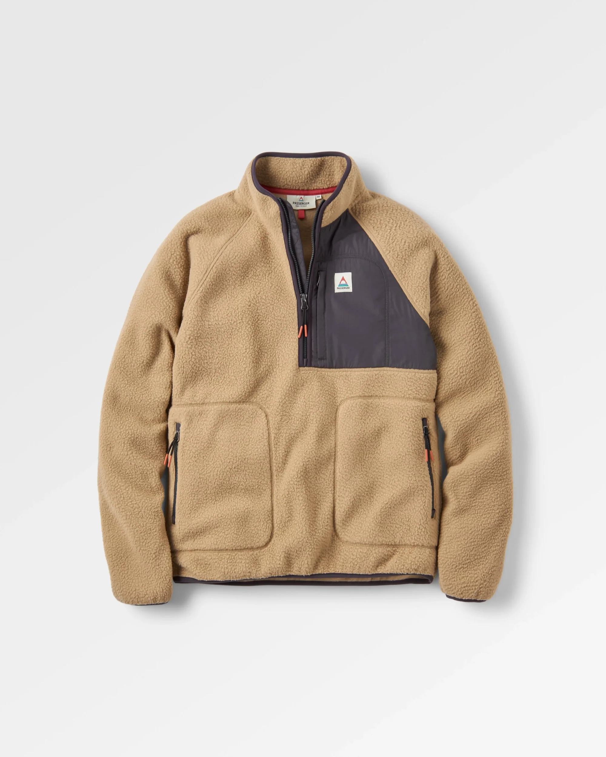 Offgrid 1/2 Zip Sherpa Fleece - Biscuit