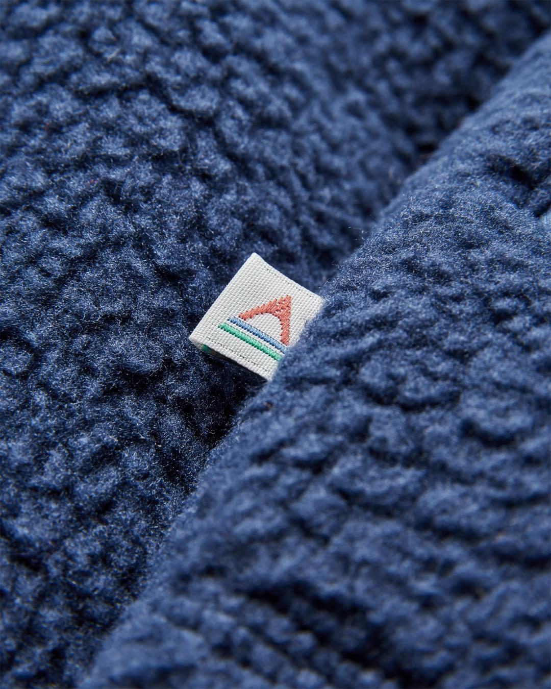 Offgrid 1/2 Zip Sherpa Fleece - Rich Navy - Image 7