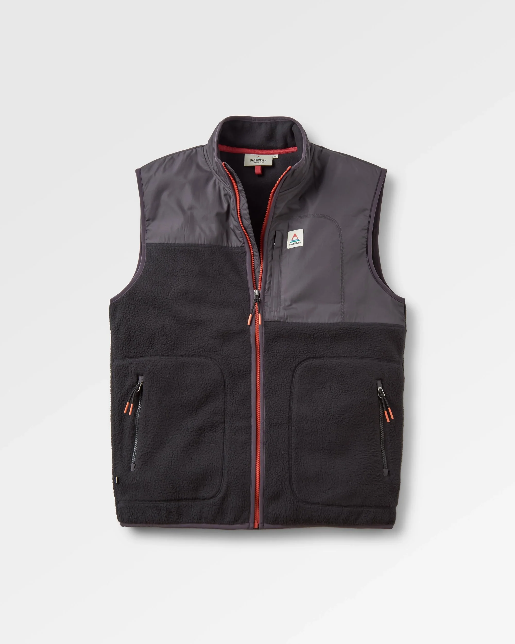 Offgrid Sherpa Fleece Vest - Black - Image 2