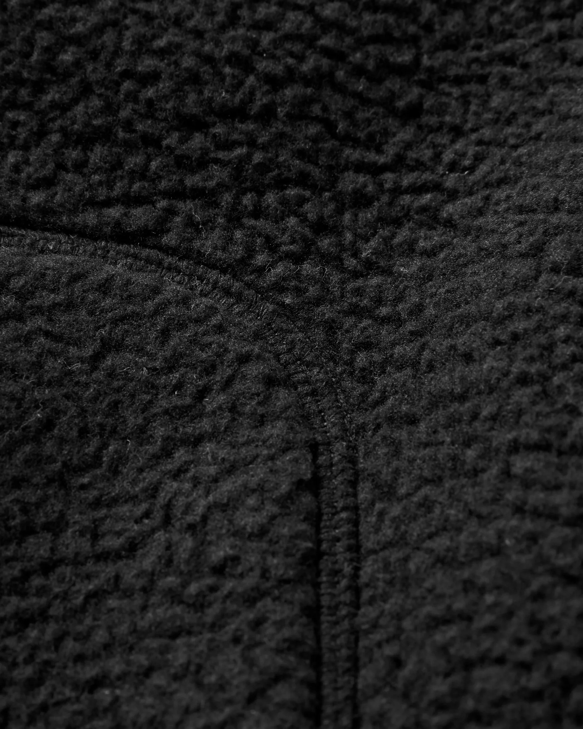 Offgrid Sherpa Crew Fleece - Black - Image 9