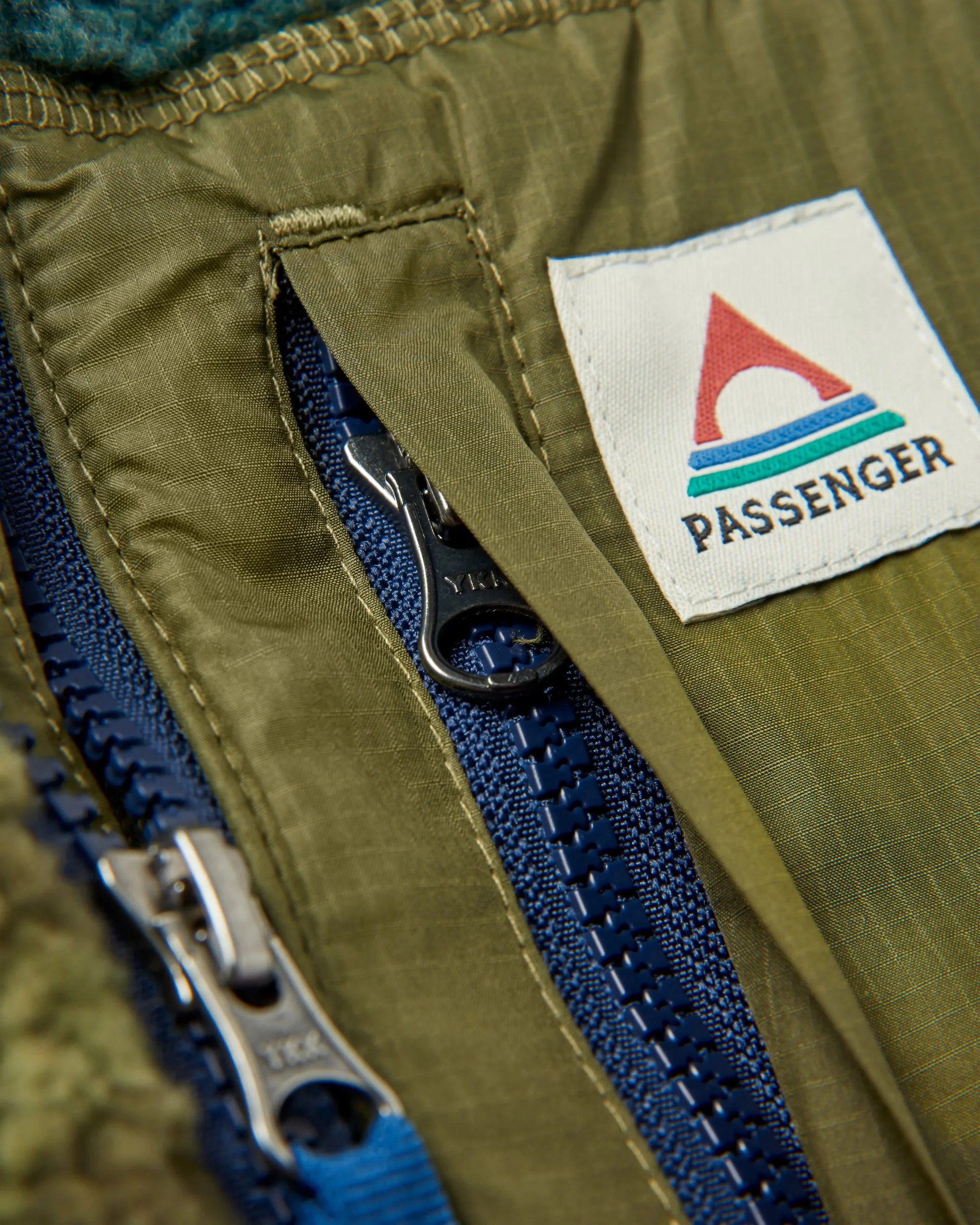 Offroad Sherpa 1/2 Zip Fleece - Alpine Camo Khaki - Image 11
