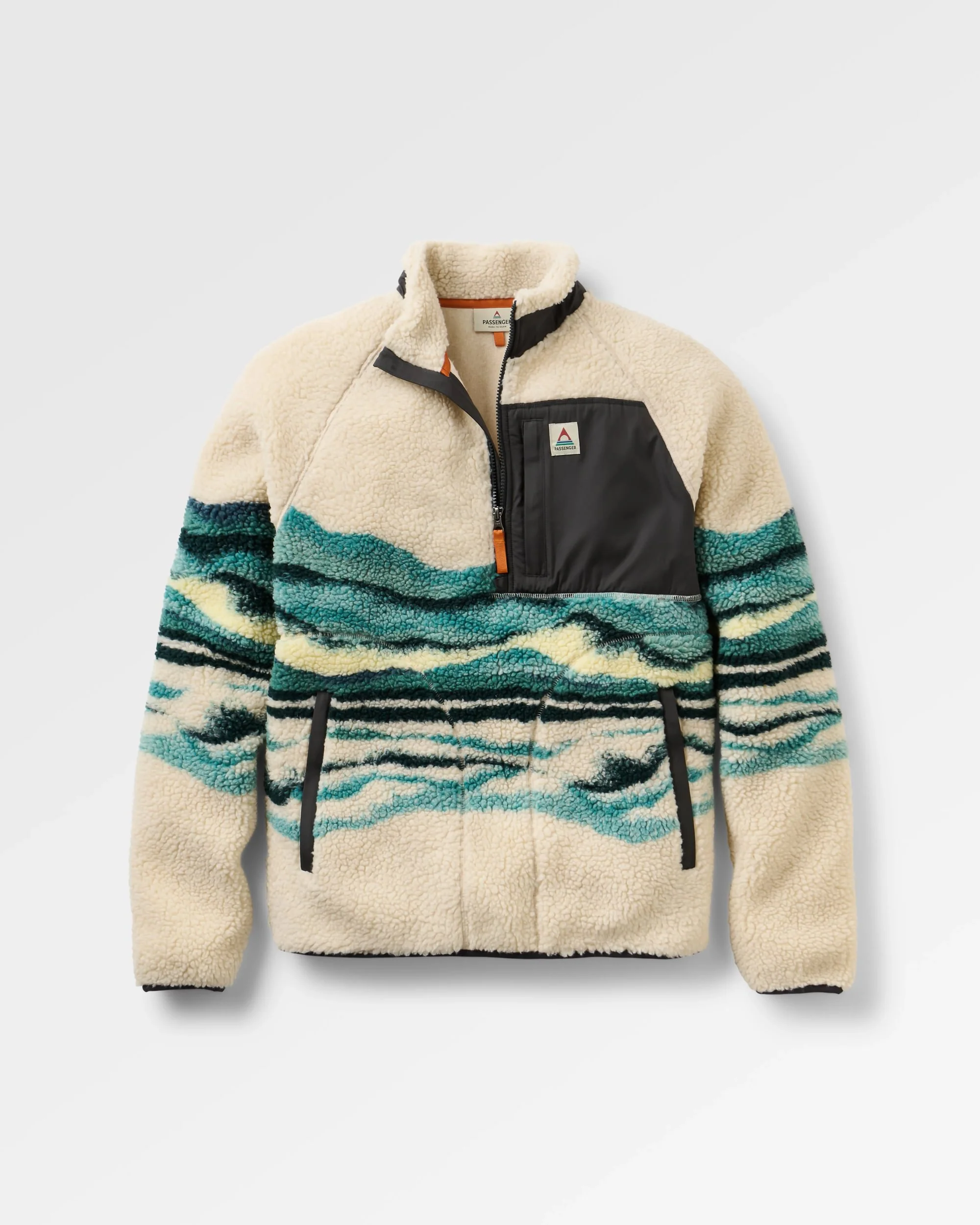 Offroad Sherpa 1/2 Zip Fleece - Reflection Birch - Image 2