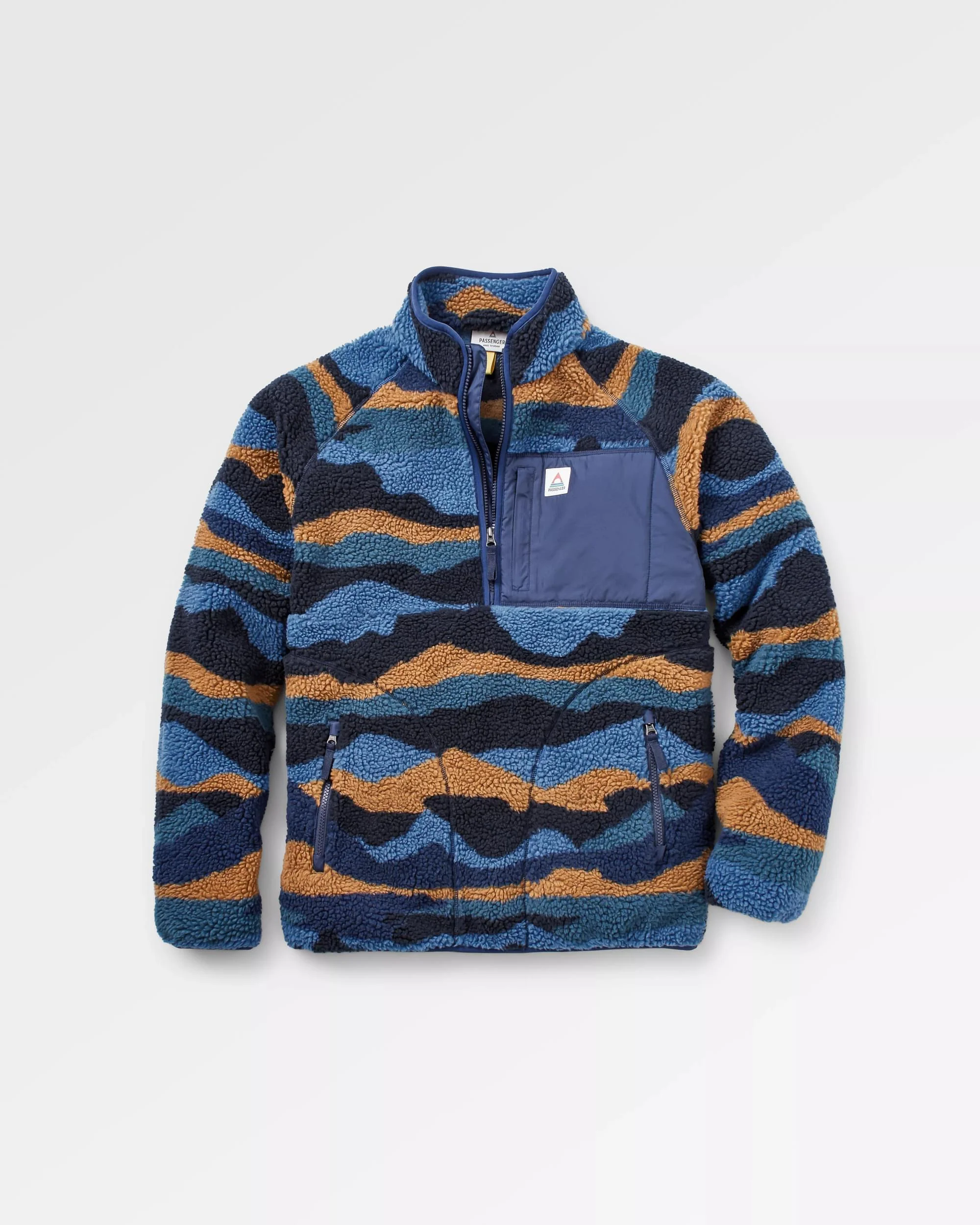 Offroad Sherpa 1/2 Zip Fleece - Scenic Navy