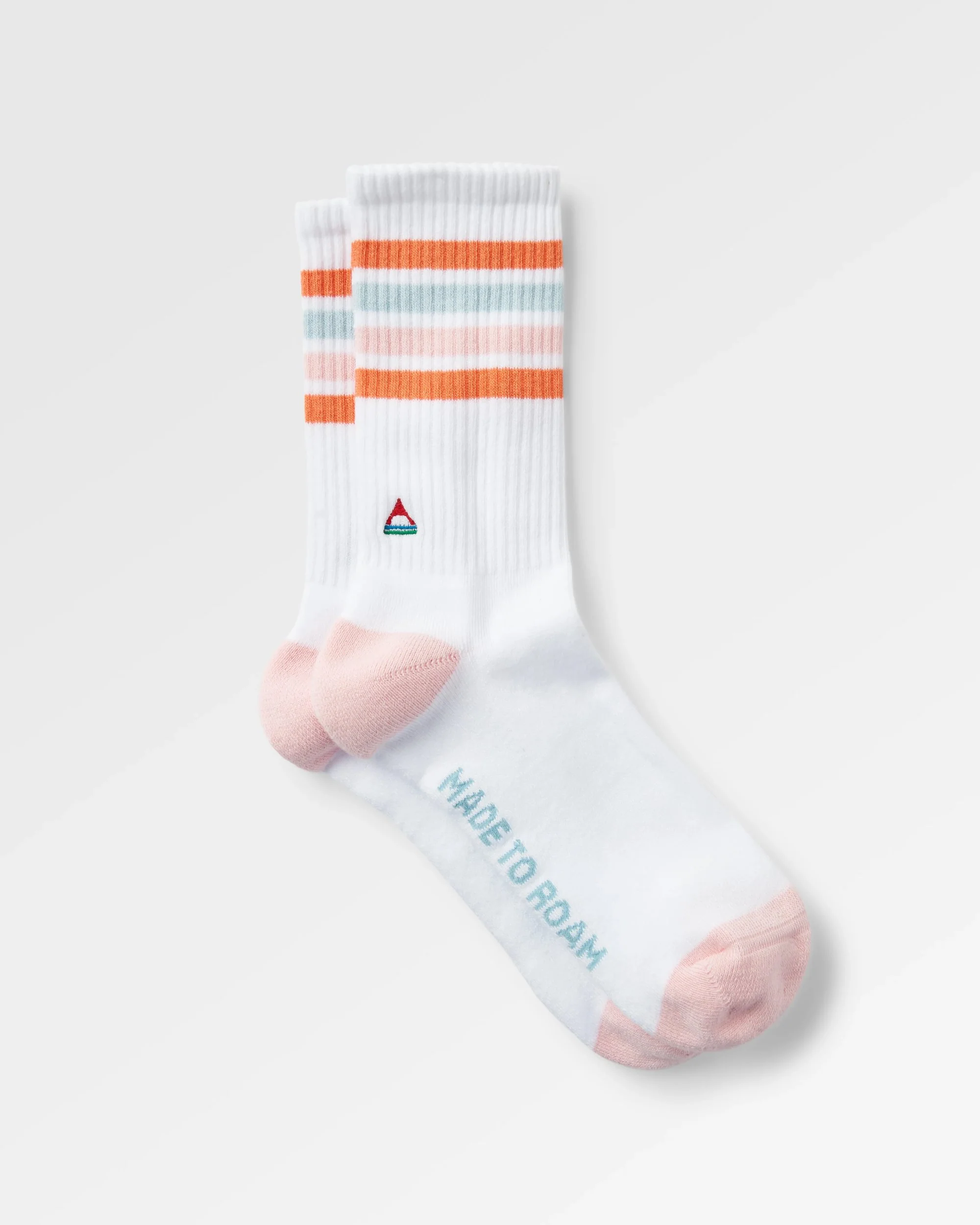 Classic Midweight Crew Socks - White