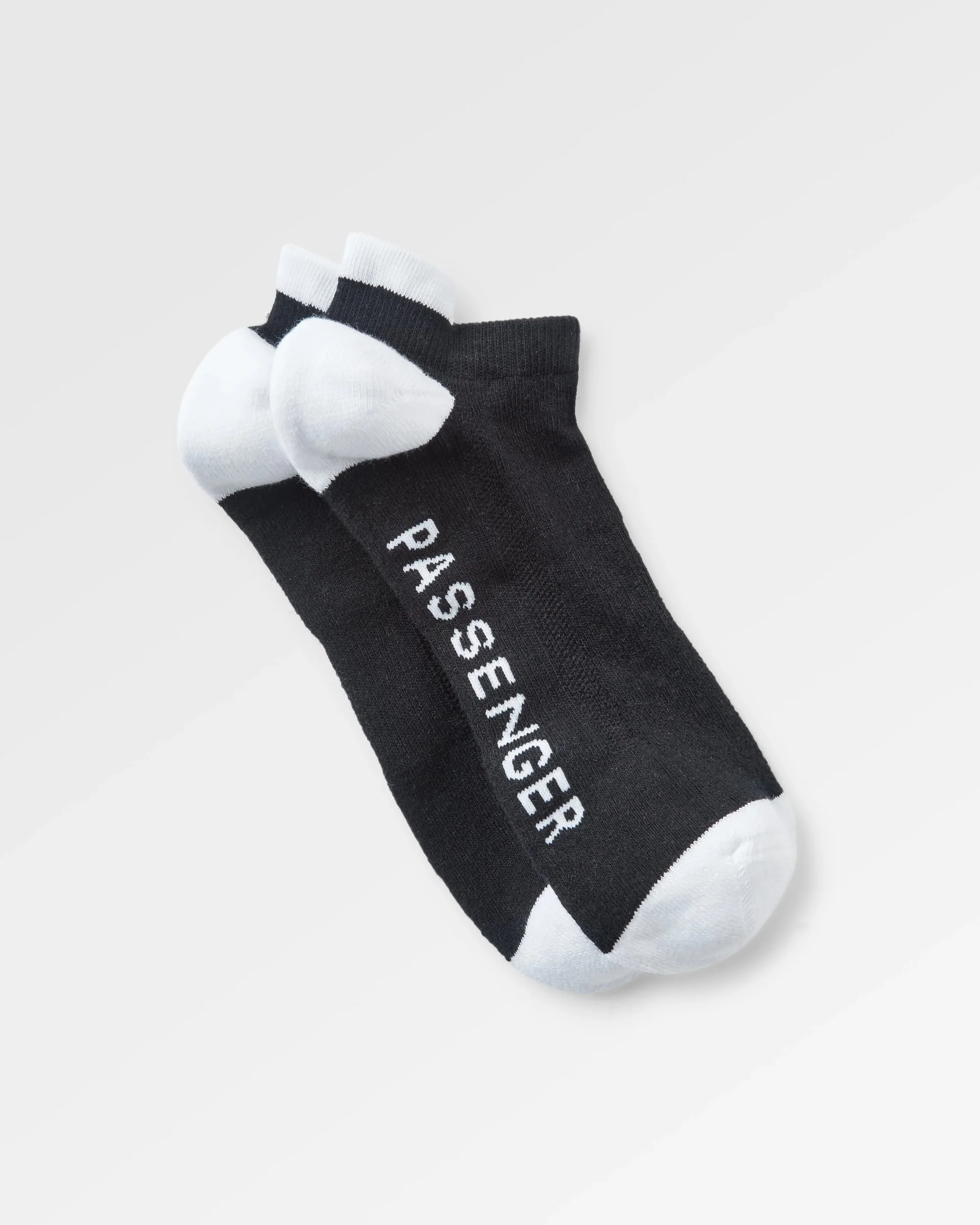 Organic Trainer Socks - Black