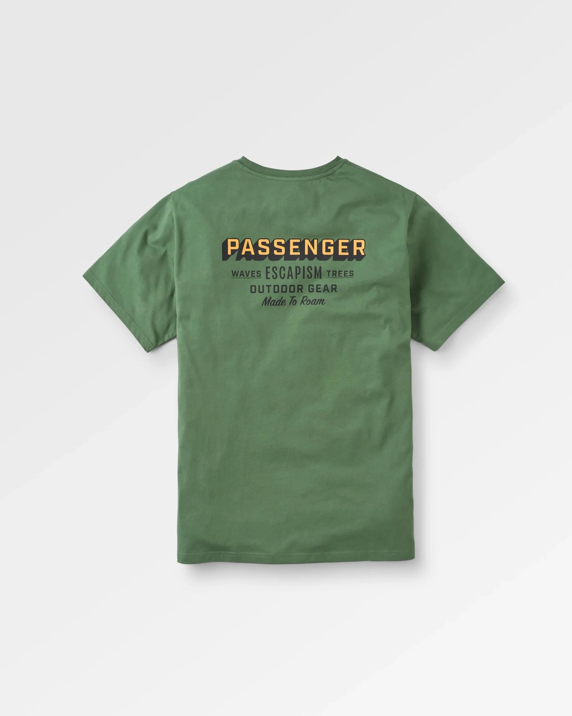 Outdoor Gear Organic Cotton T-Shirt - Wild Green - Image 2