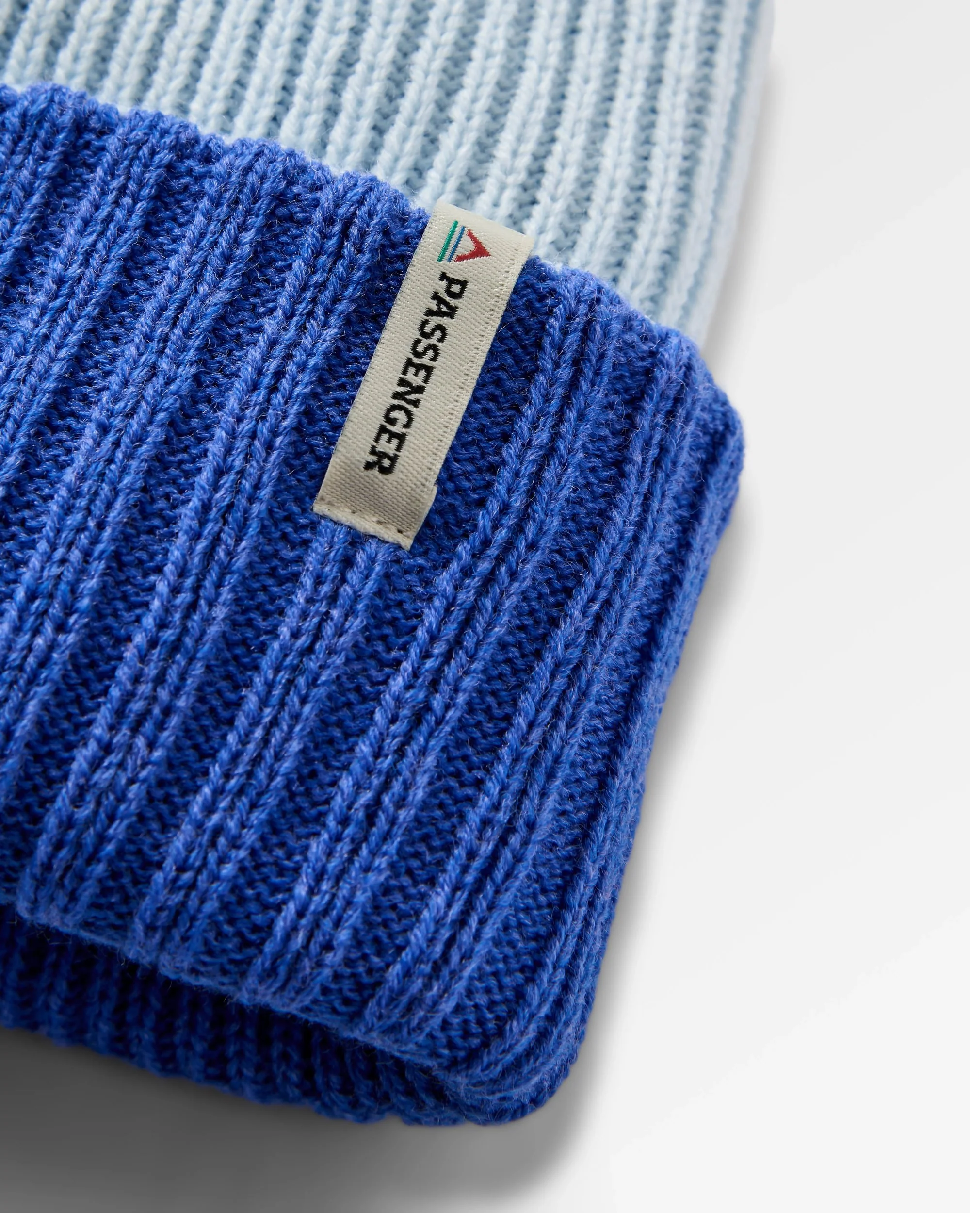 Outlook Reversible Beanie - Ice Blue / Electric Blue - Image 4