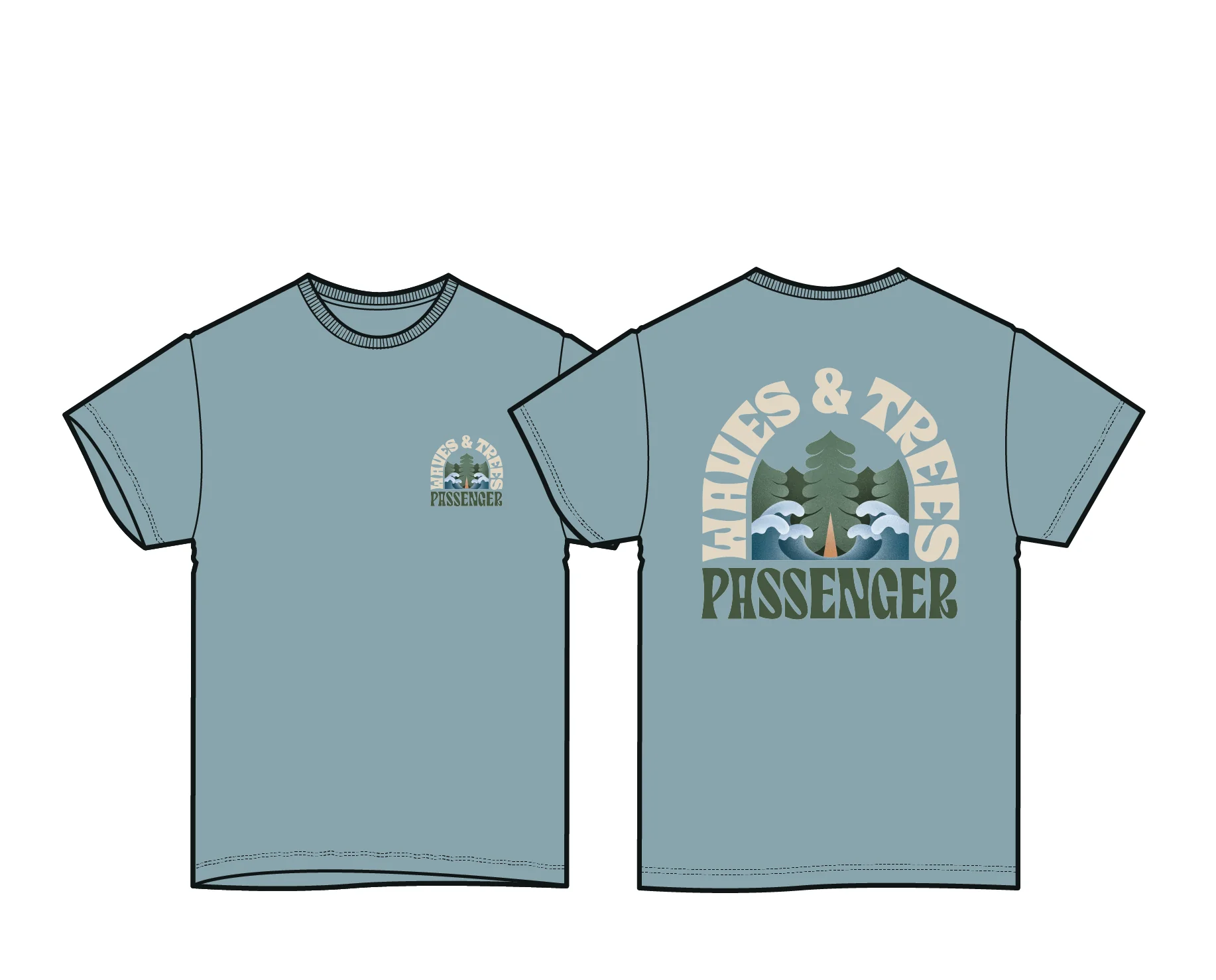 Outsiders T-Shirt - Ice Blue - Image 7