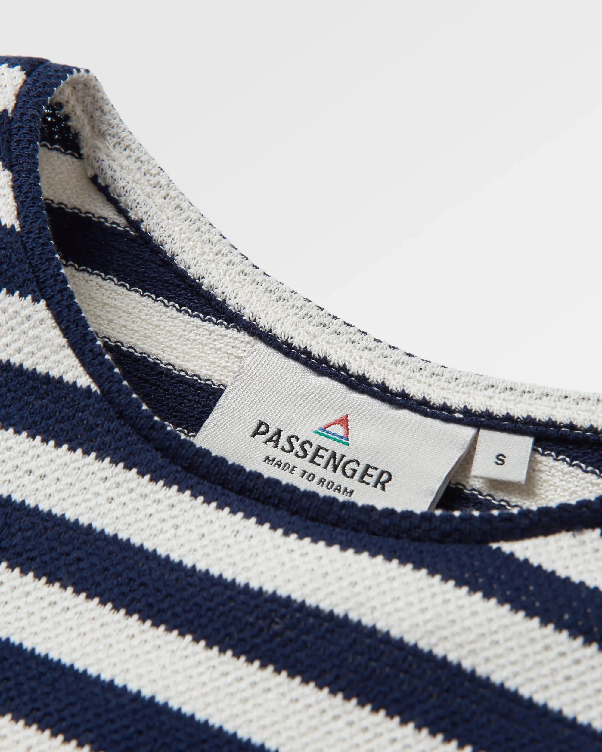 Panorama Striped LS T-Shirt - Deep Navy - Image 8