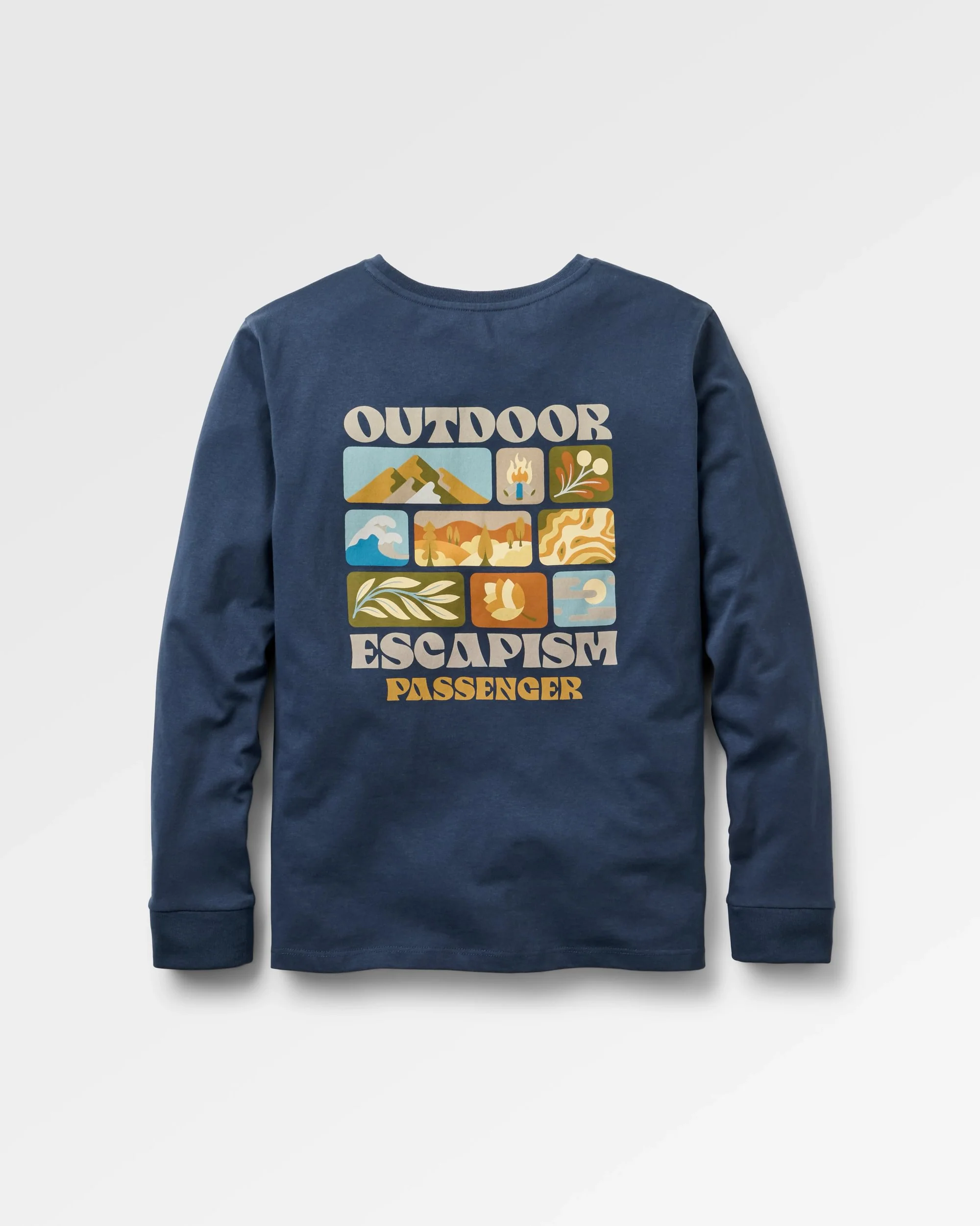 Patch LS T-Shirt - Rich Navy - Image 2