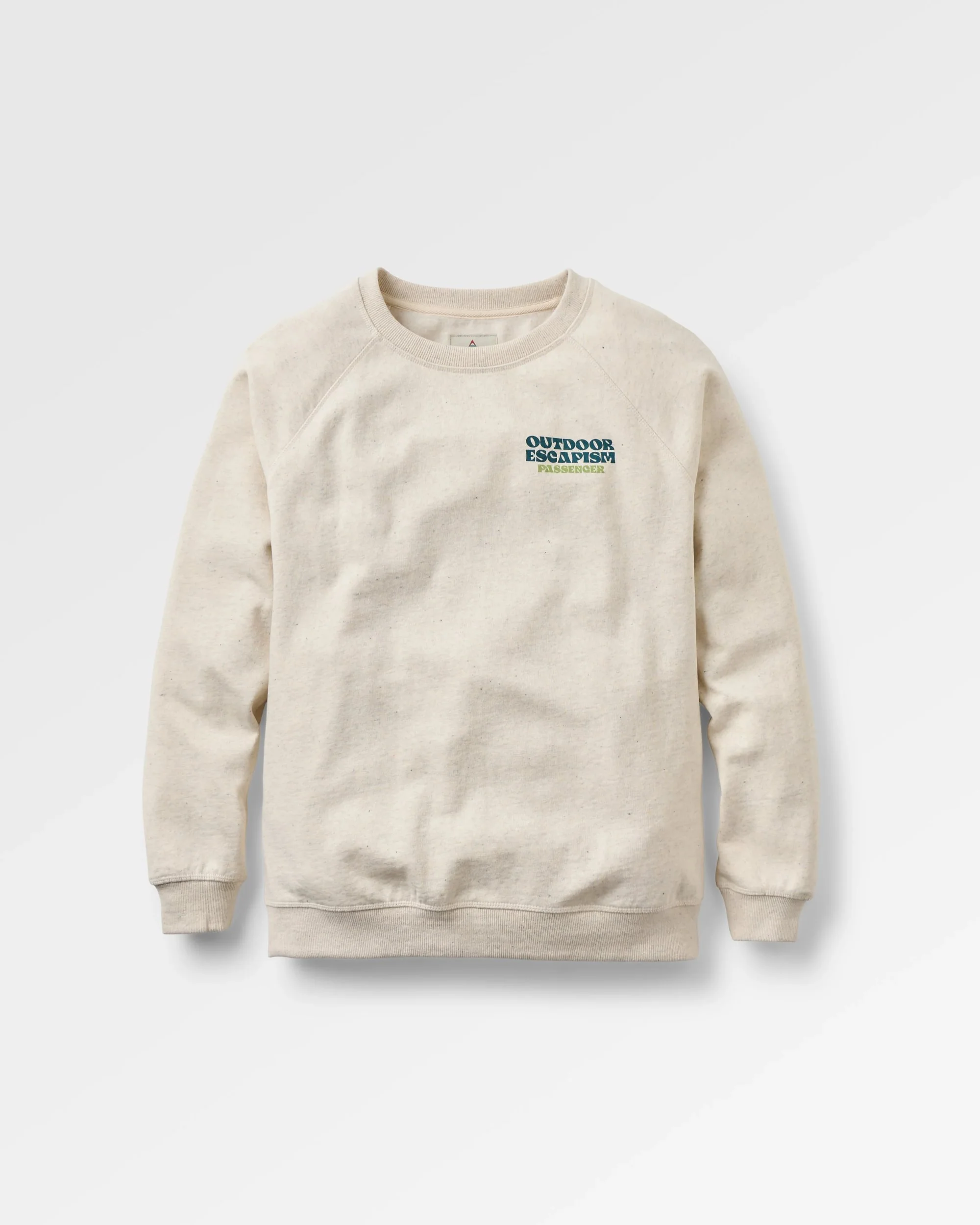 Patch Sweatshirt - Milky Marl