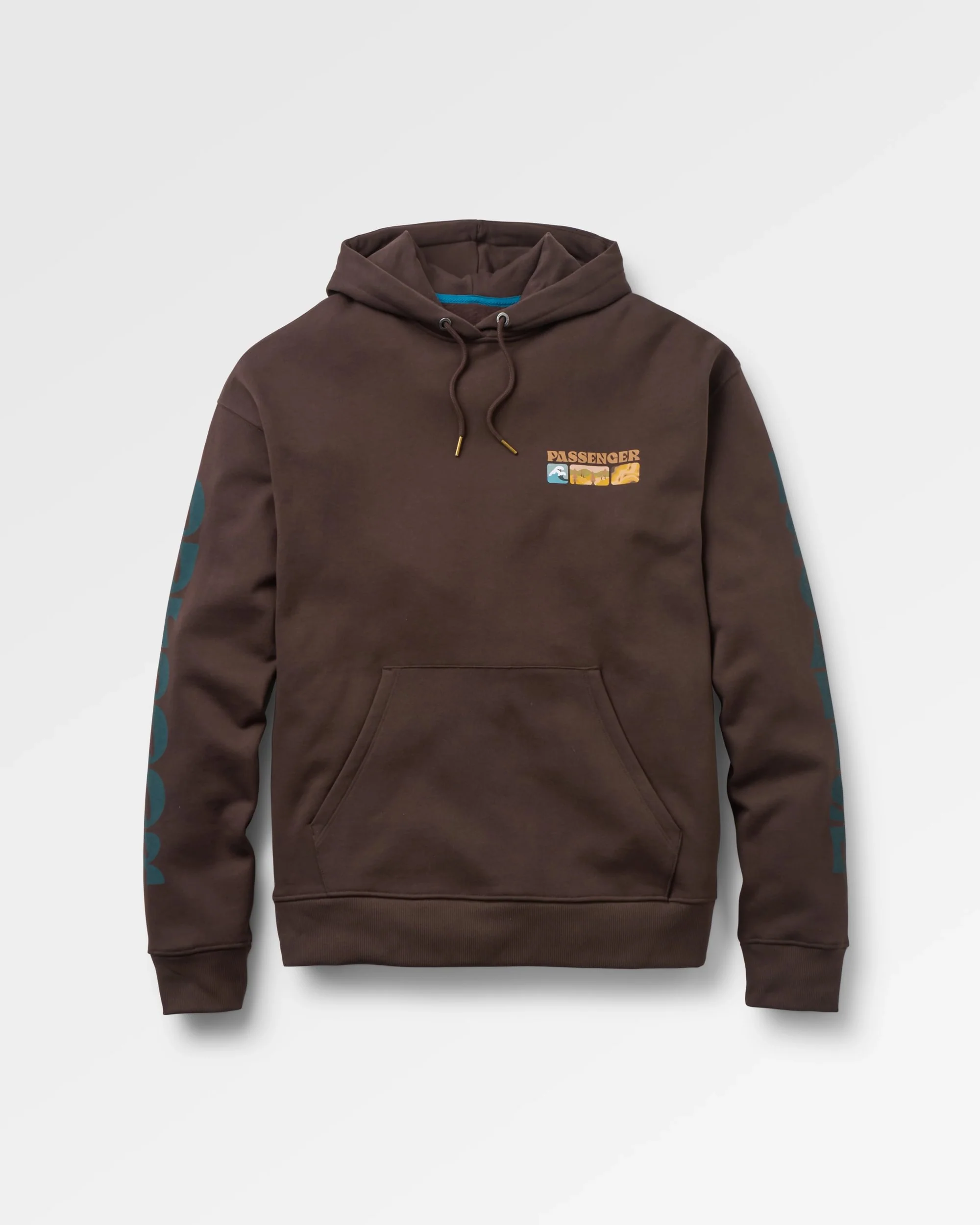 Patches Hoodie - Espresso
