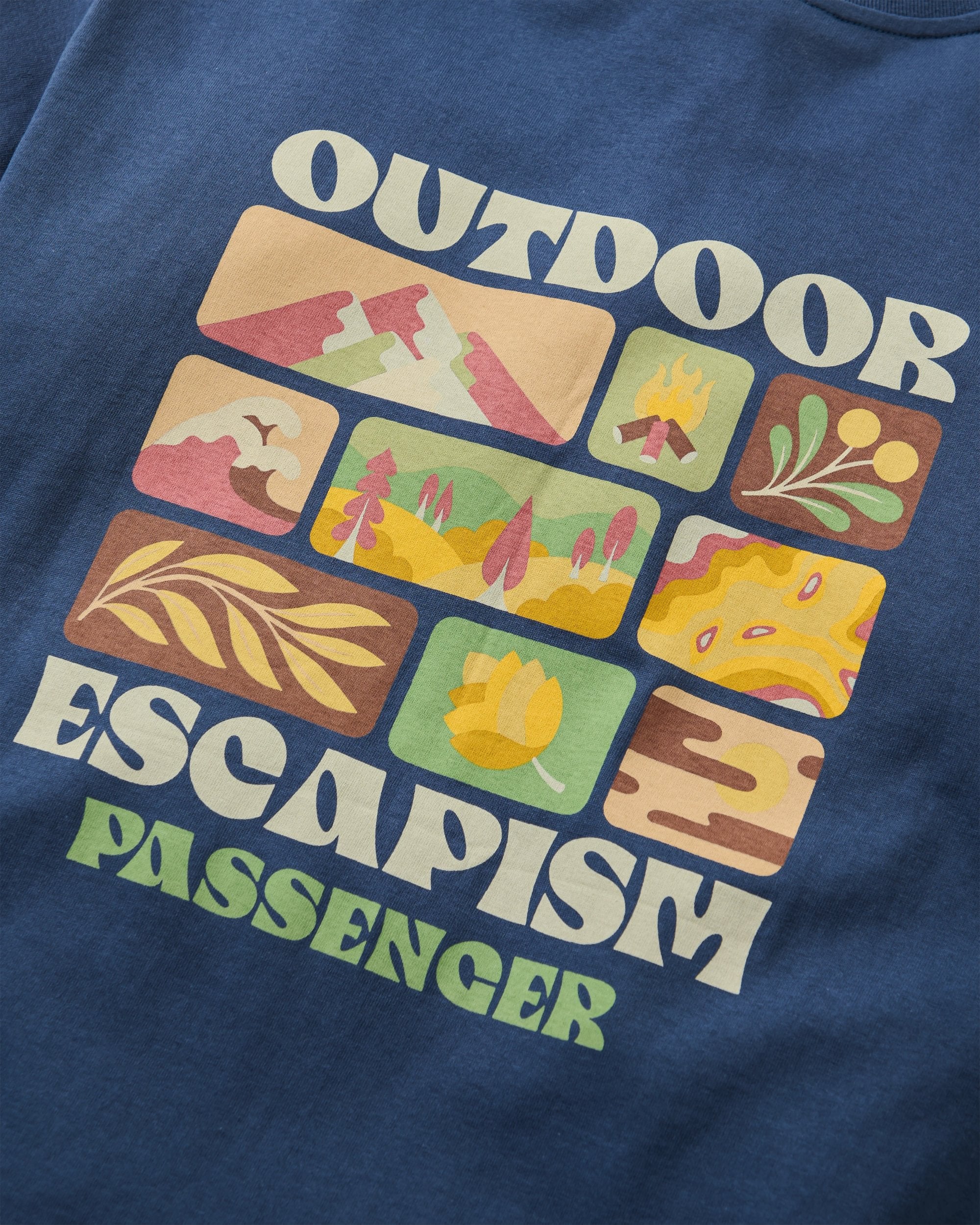 Patches T-Shirt - Rich Navy - Image 4