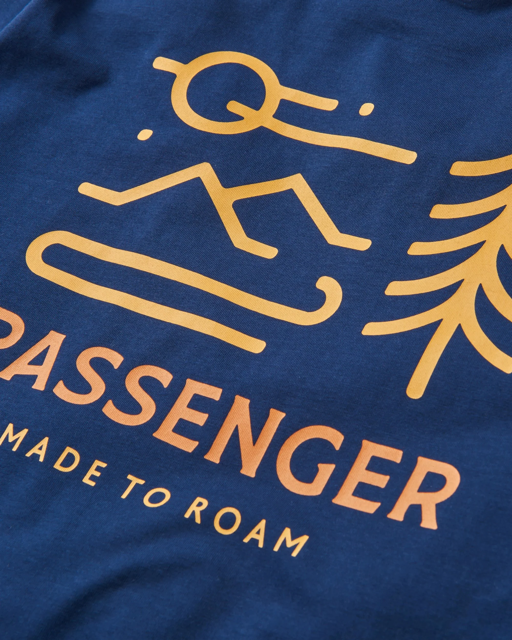 Phoenix Organic Cotton T-Shirt - Rich Navy - Image 5