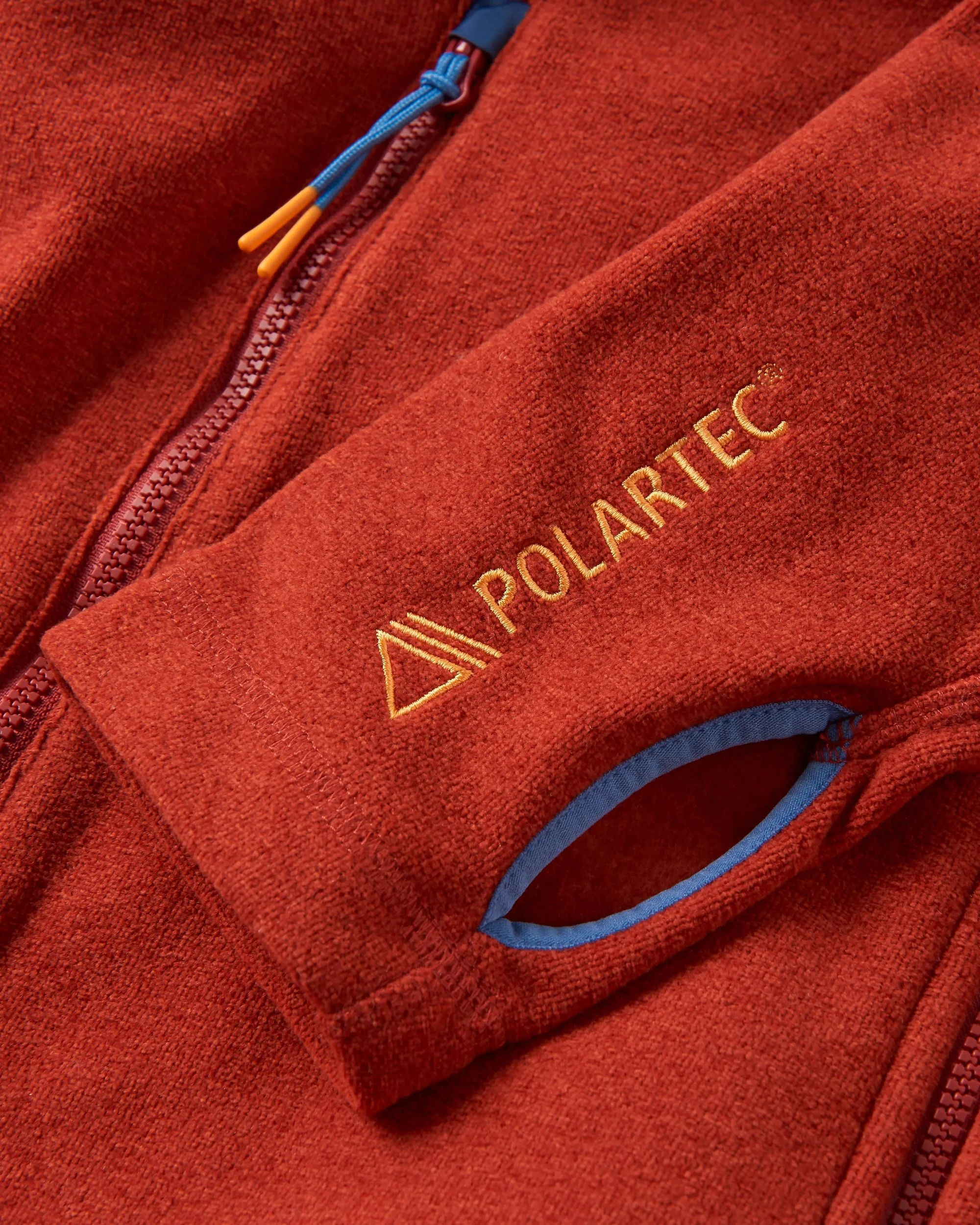 Pinegrove Polartec® Fleece Hoodie - Red Ochre - Image 10