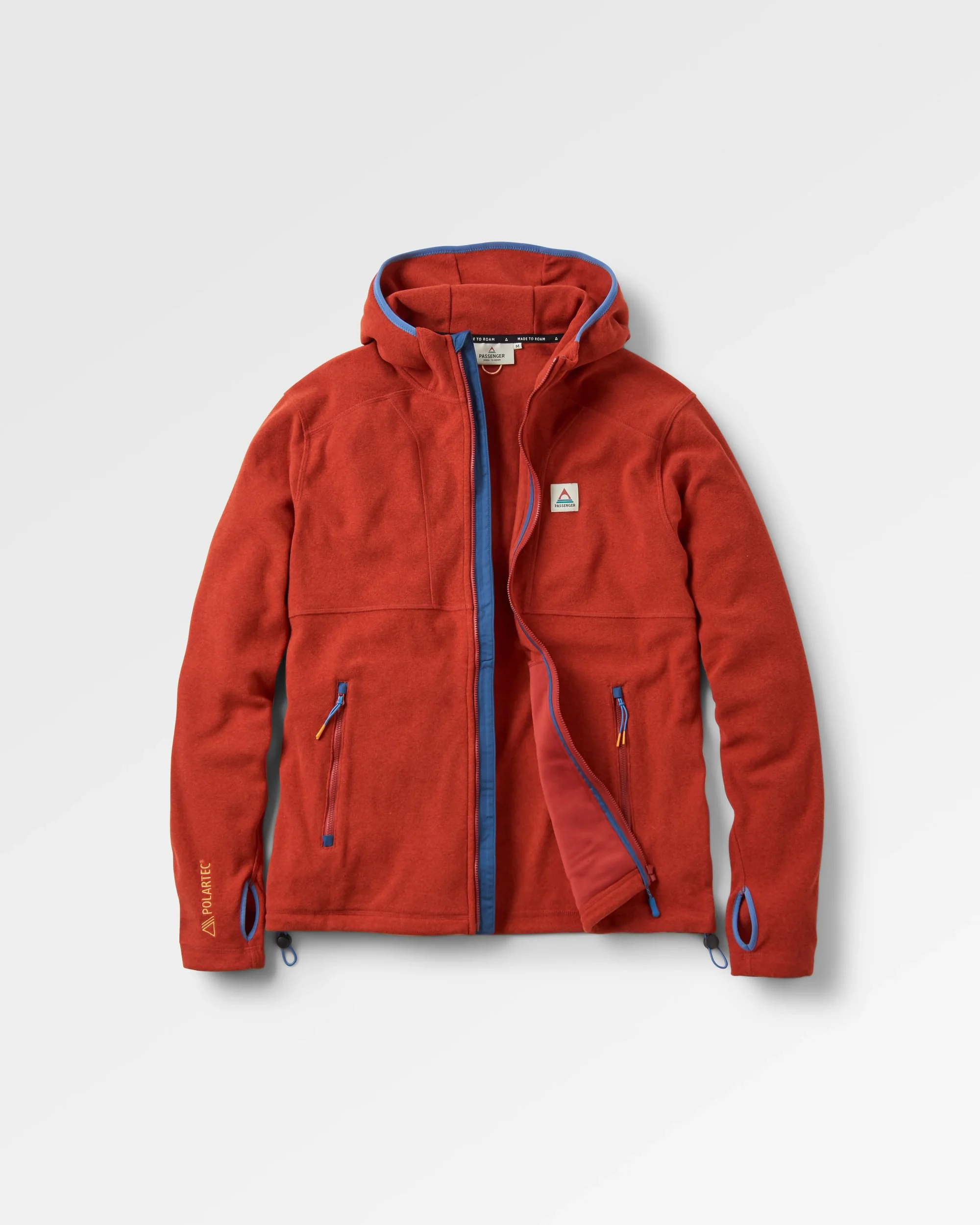 Pinegrove Polartec® Fleece Hoodie - Red Ochre - Image 2