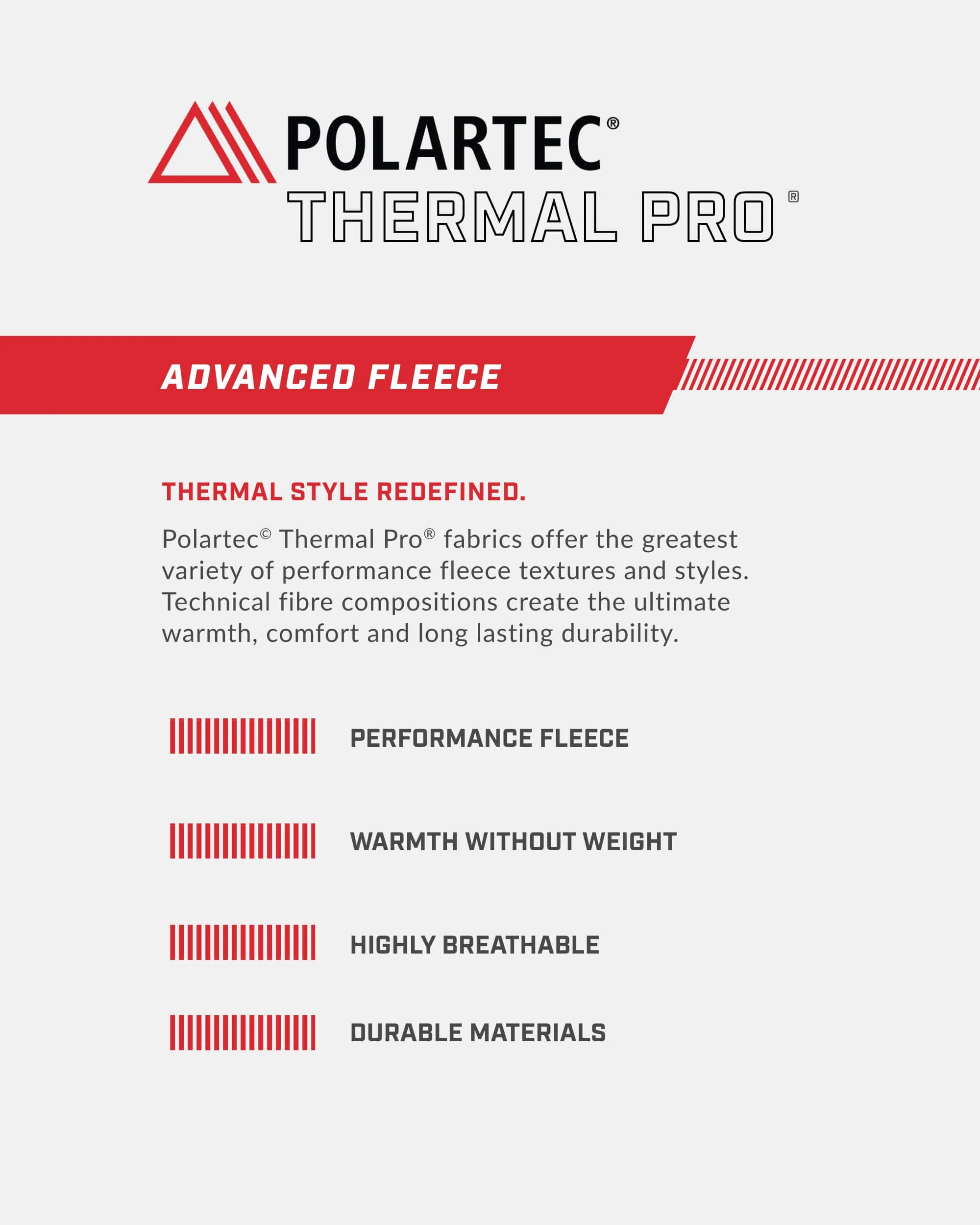 Pinegrove Polartec® Fleece Hoodie - Red Ochre - Image 3