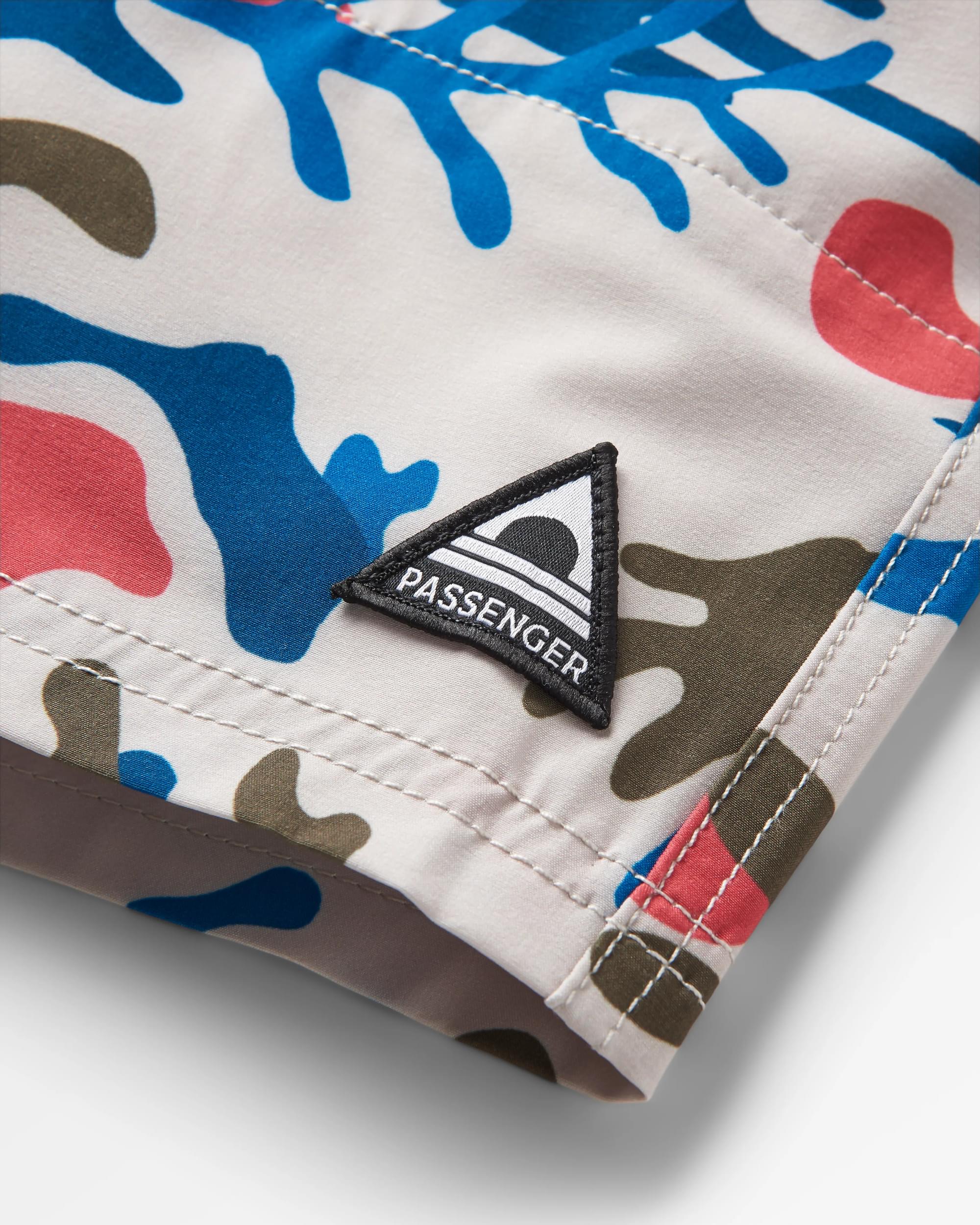 Porto All Purpose Swim Short - Seaweed Camo Pebble Grey - Image 6