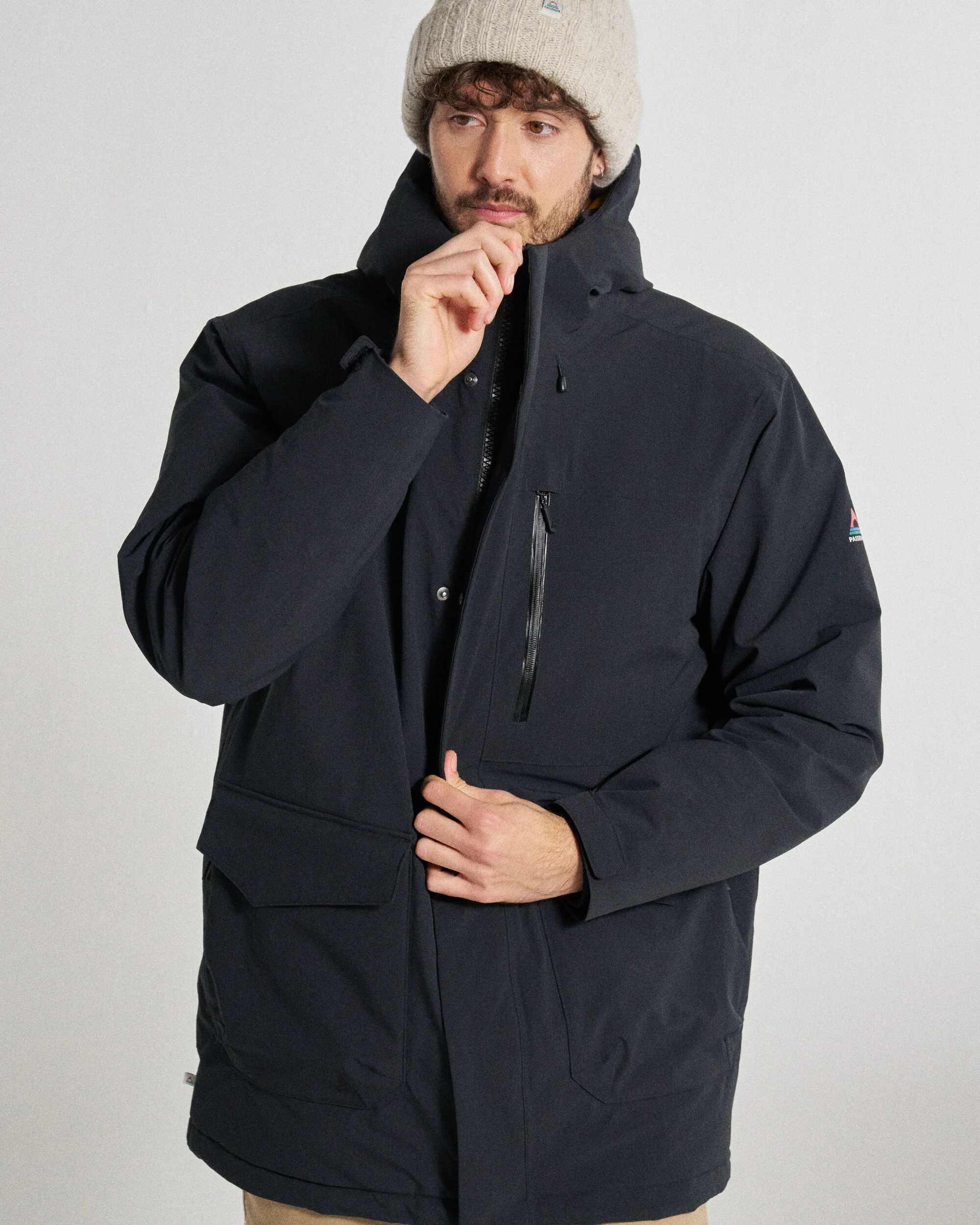 Rainier Waterproof Parka - Black