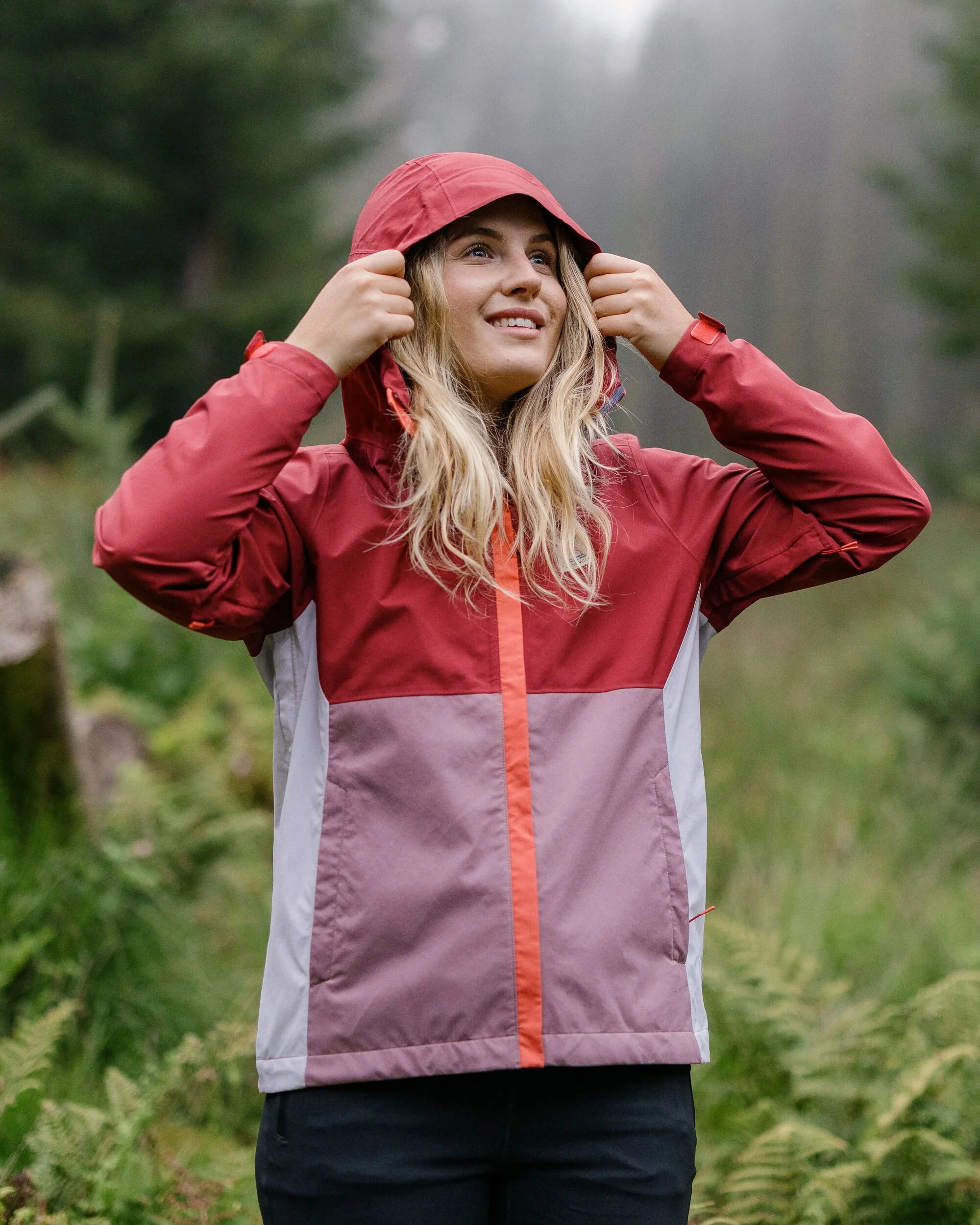Rainstorm Waterproof Jacket - Forest Berry/Berry - Image 3