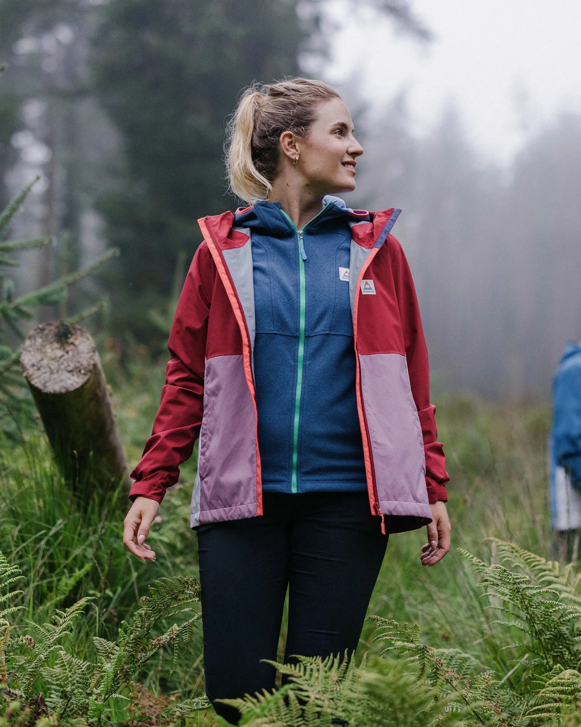 Rainstorm Waterproof Jacket - Forest Berry/Berry - Image 4