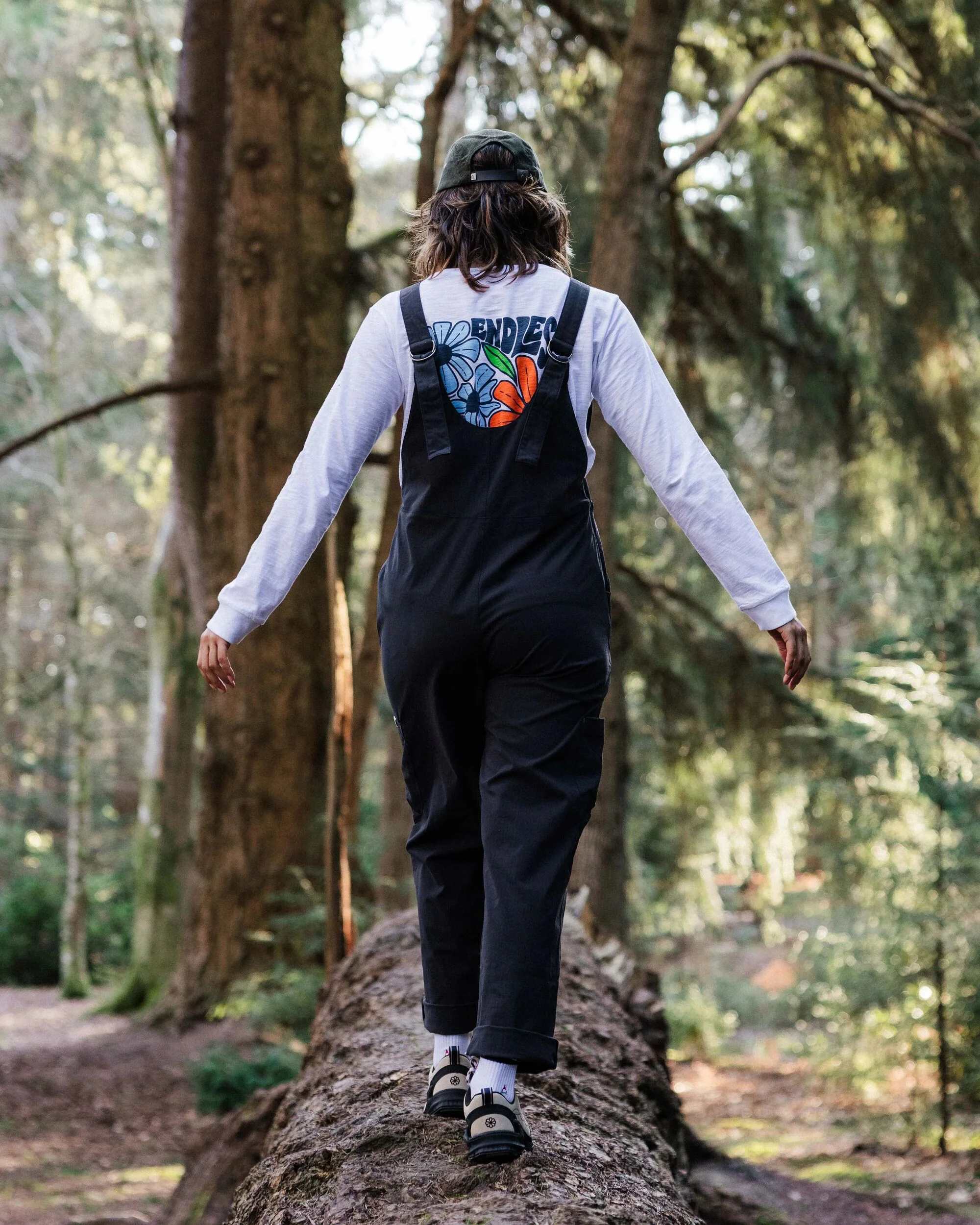 Refuel Ripstop Dungarees - Faded Black - Image 3