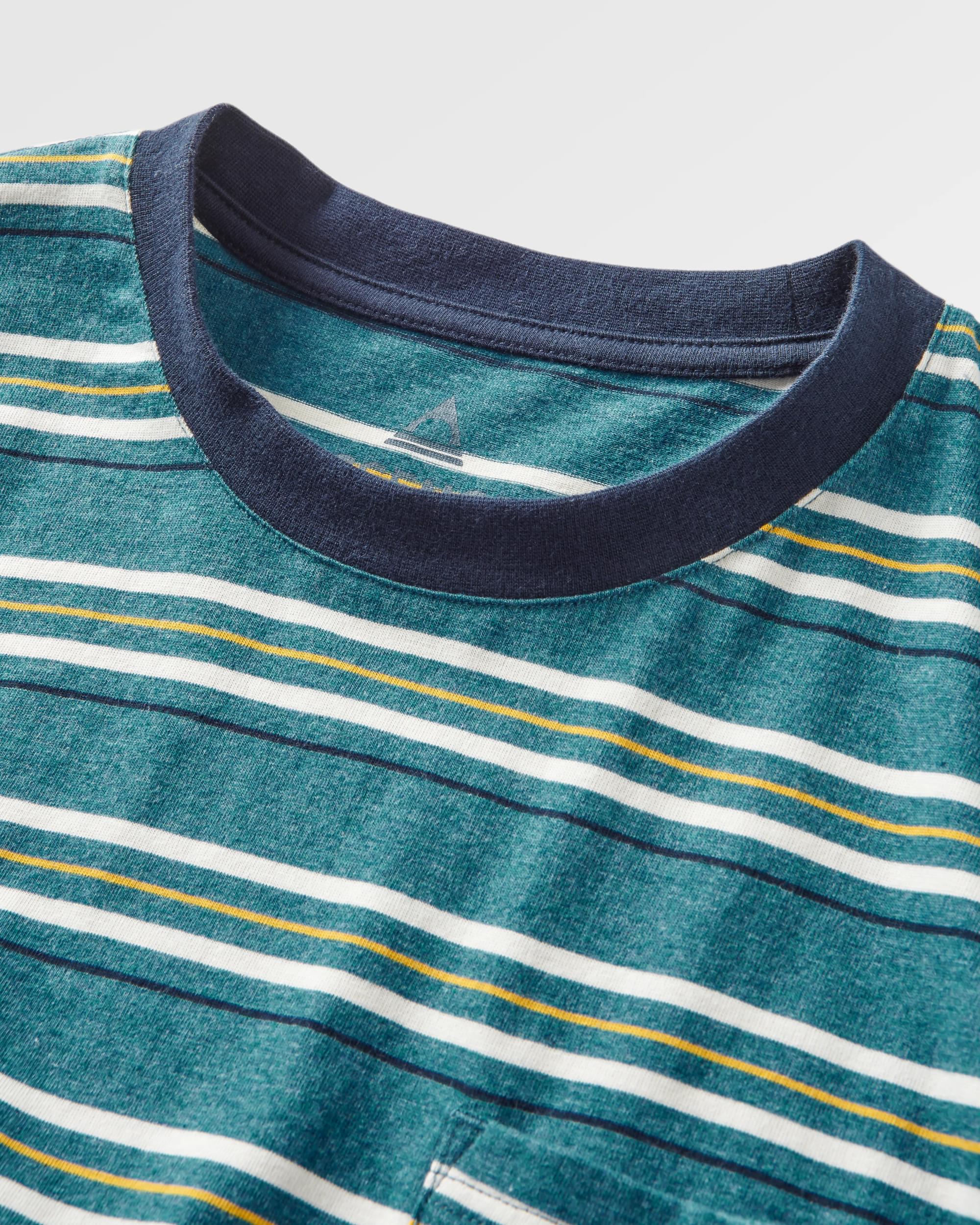 Retro Relaxed Fit T-Shirt - Blue Steel Marl - Image 8
