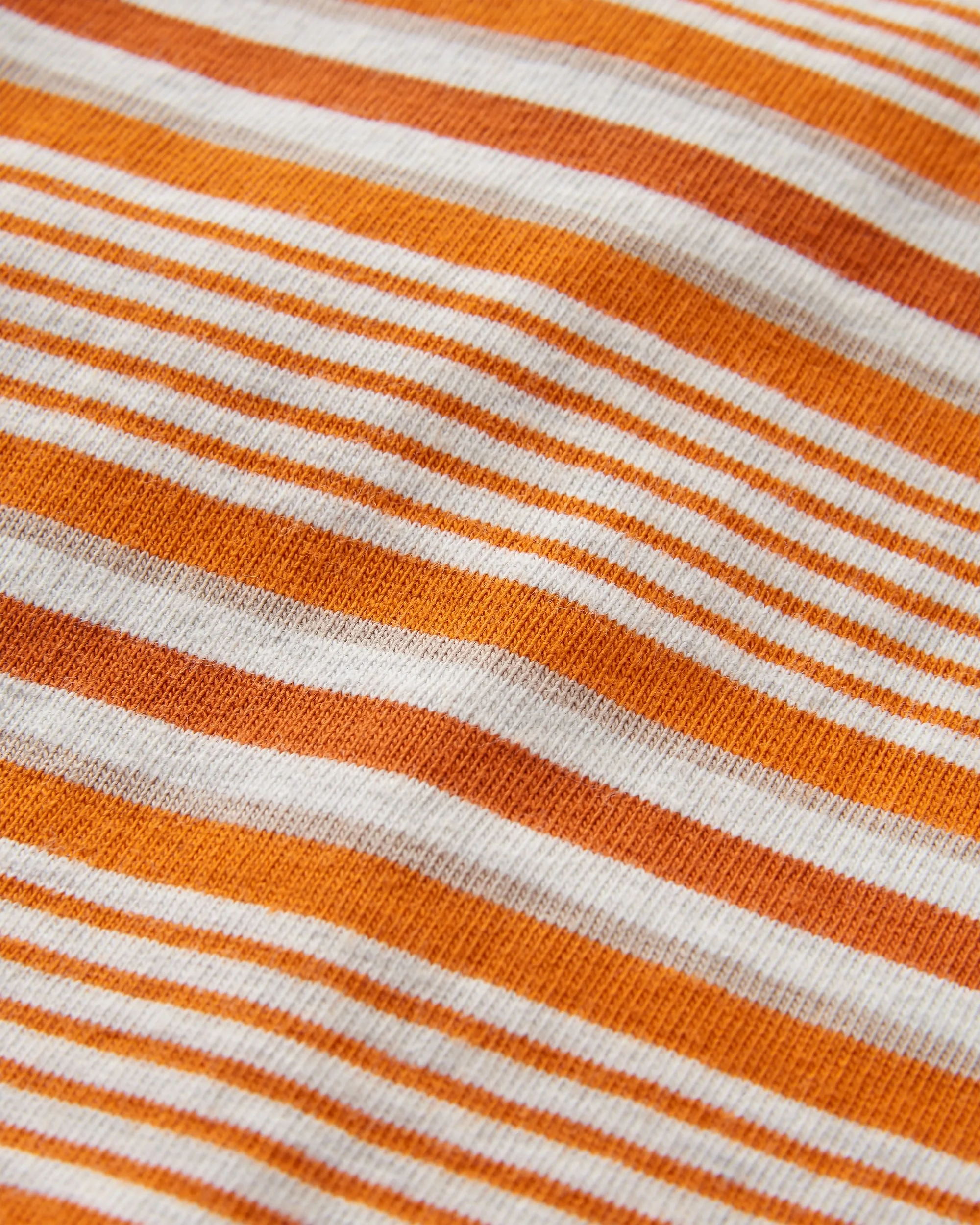 Retro Relaxed Fit T-Shirt - Sunrise Orange Stripe - Image 7