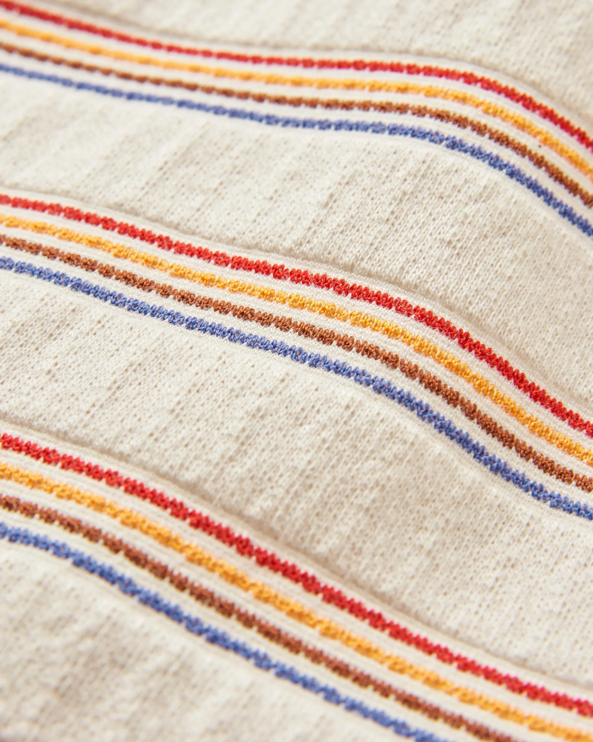 Retro Vibes Organic Cotton T-Shirt - Retro Stripe - Image 7