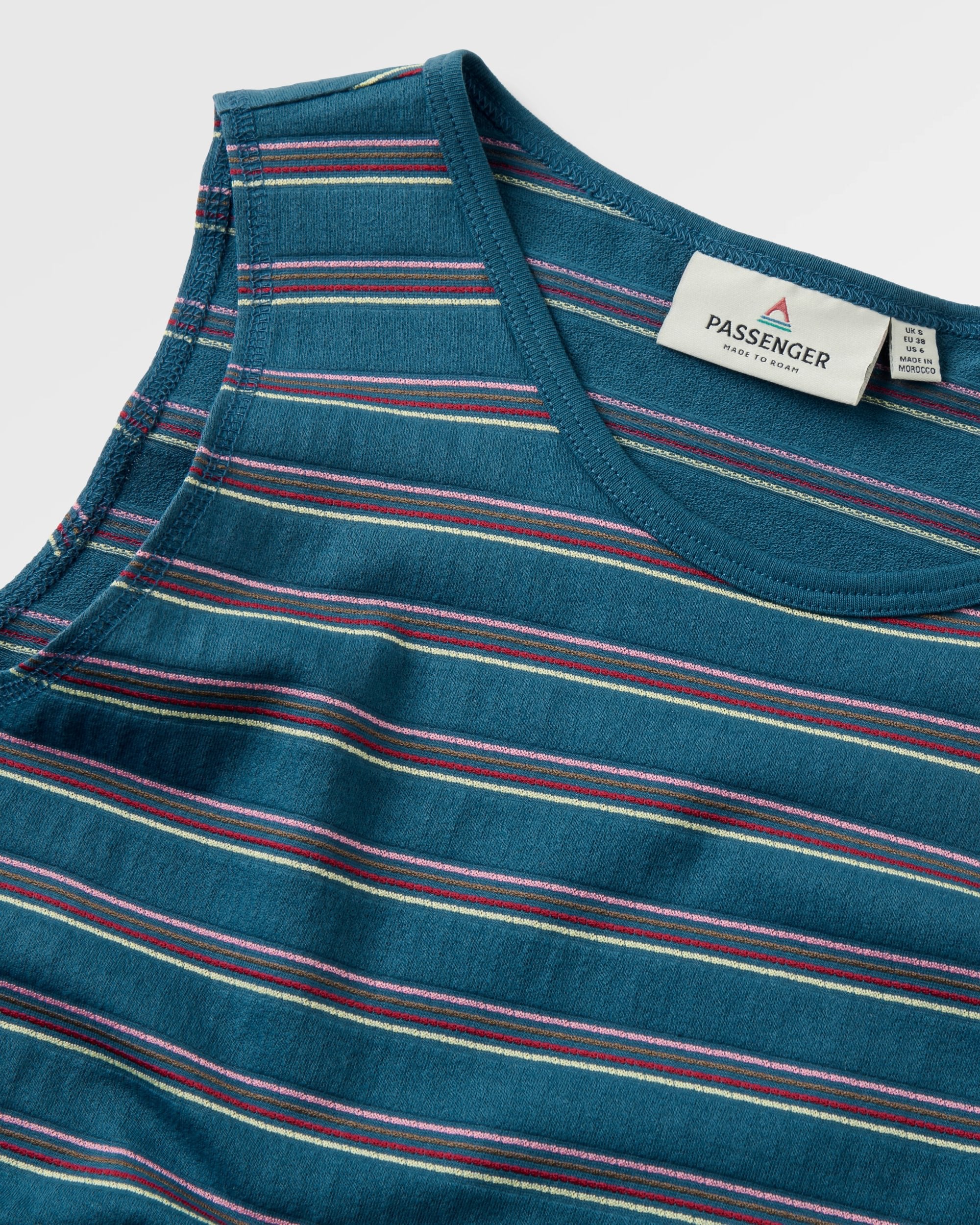 Retro Vibes Vest  - Dark Denim Stripe - Image 5